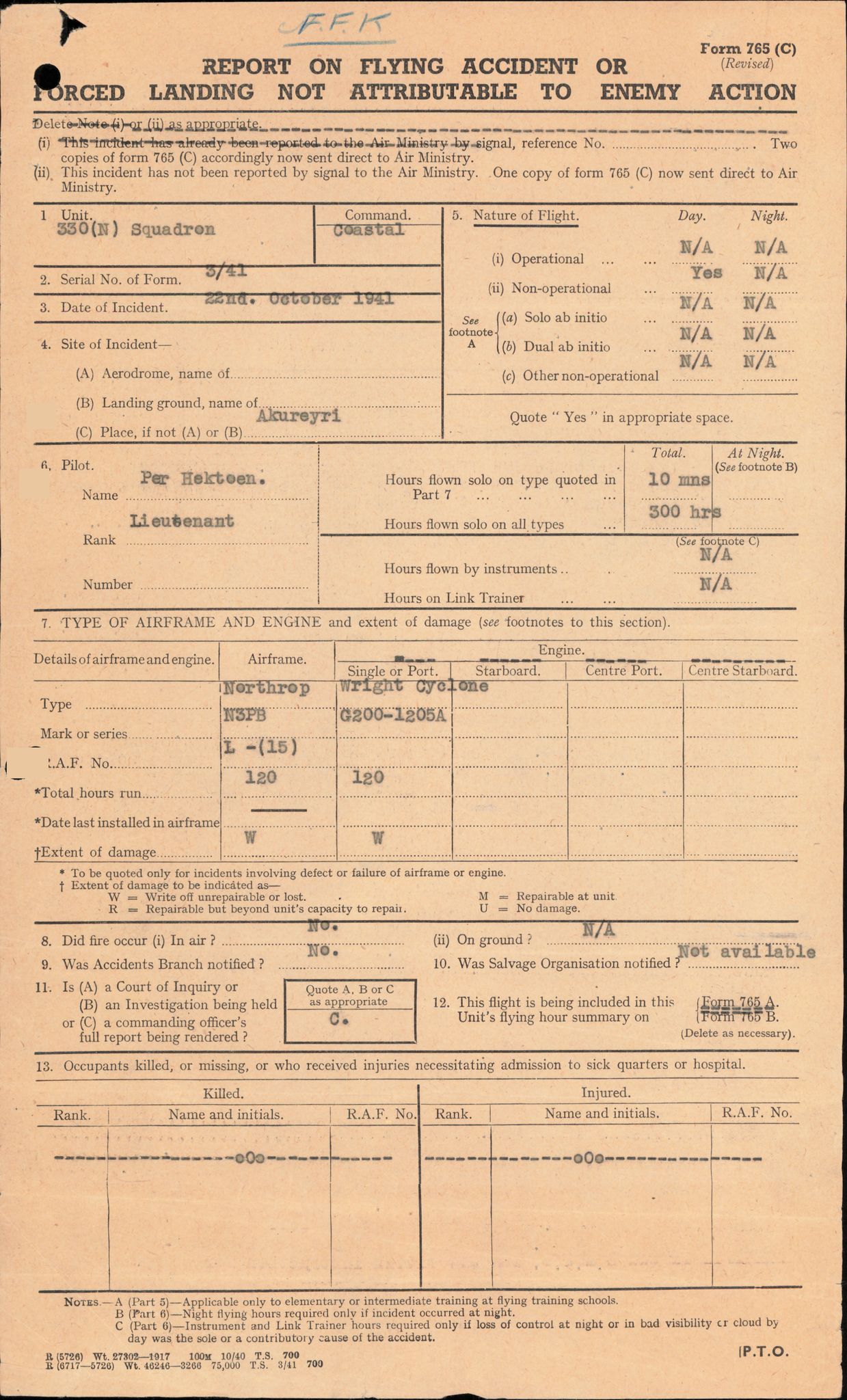 Forsvaret, Forsvarets overkommando/Luftforsvarsstaben, AV/RA-RAFA-4079/P/Pa/L0013: Personellmapper, 1905, p. 159