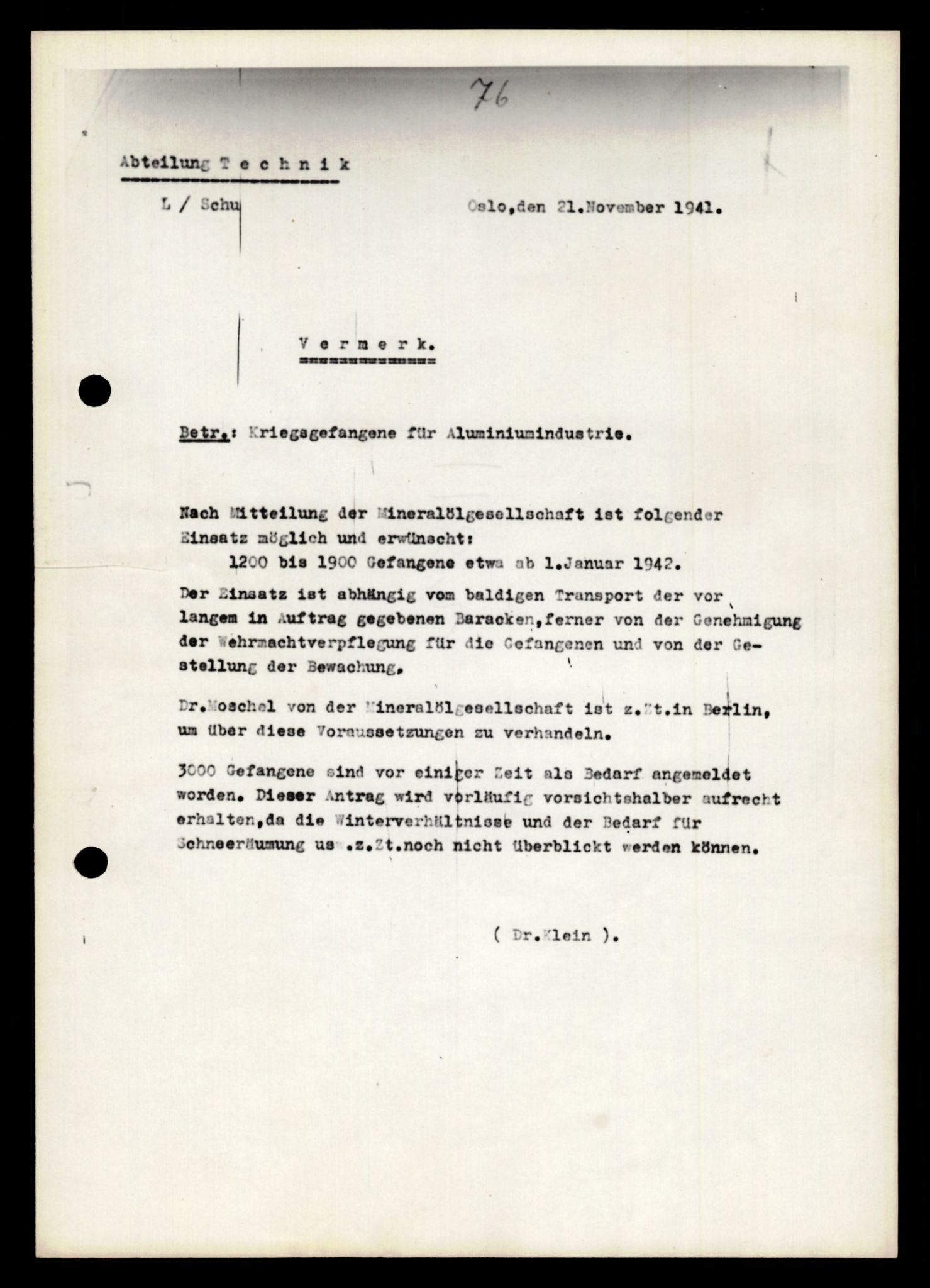 Forsvarets Overkommando. 2 kontor. Arkiv 11.4. Spredte tyske arkivsaker, AV/RA-RAFA-7031/D/Dar/Darb/L0011: Reichskommissariat - Hauptabteilung Volkswirtschaft, 1941-1944, p. 34
