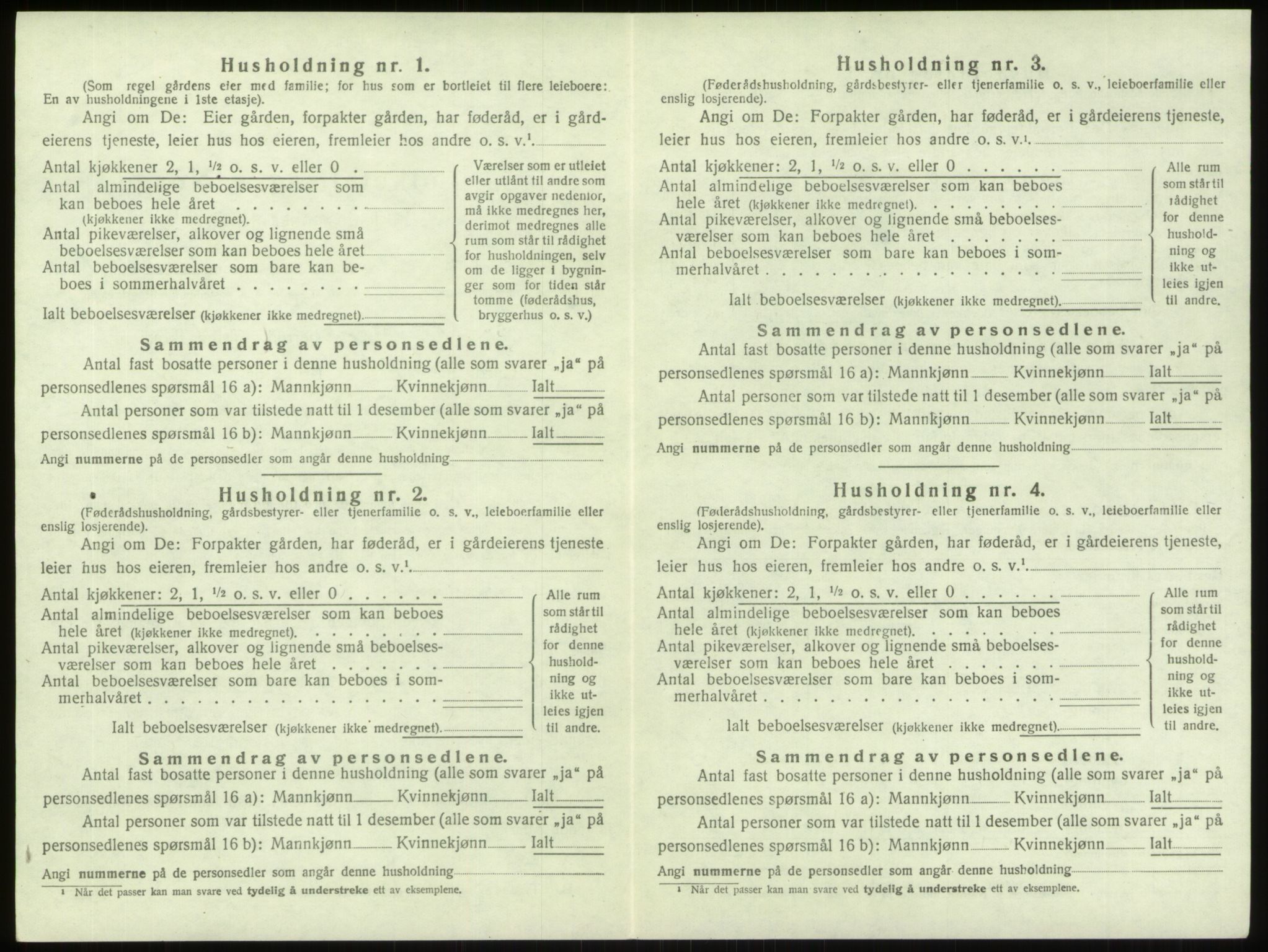 SAO, 1920 census for Berg, 1920, p. 1909