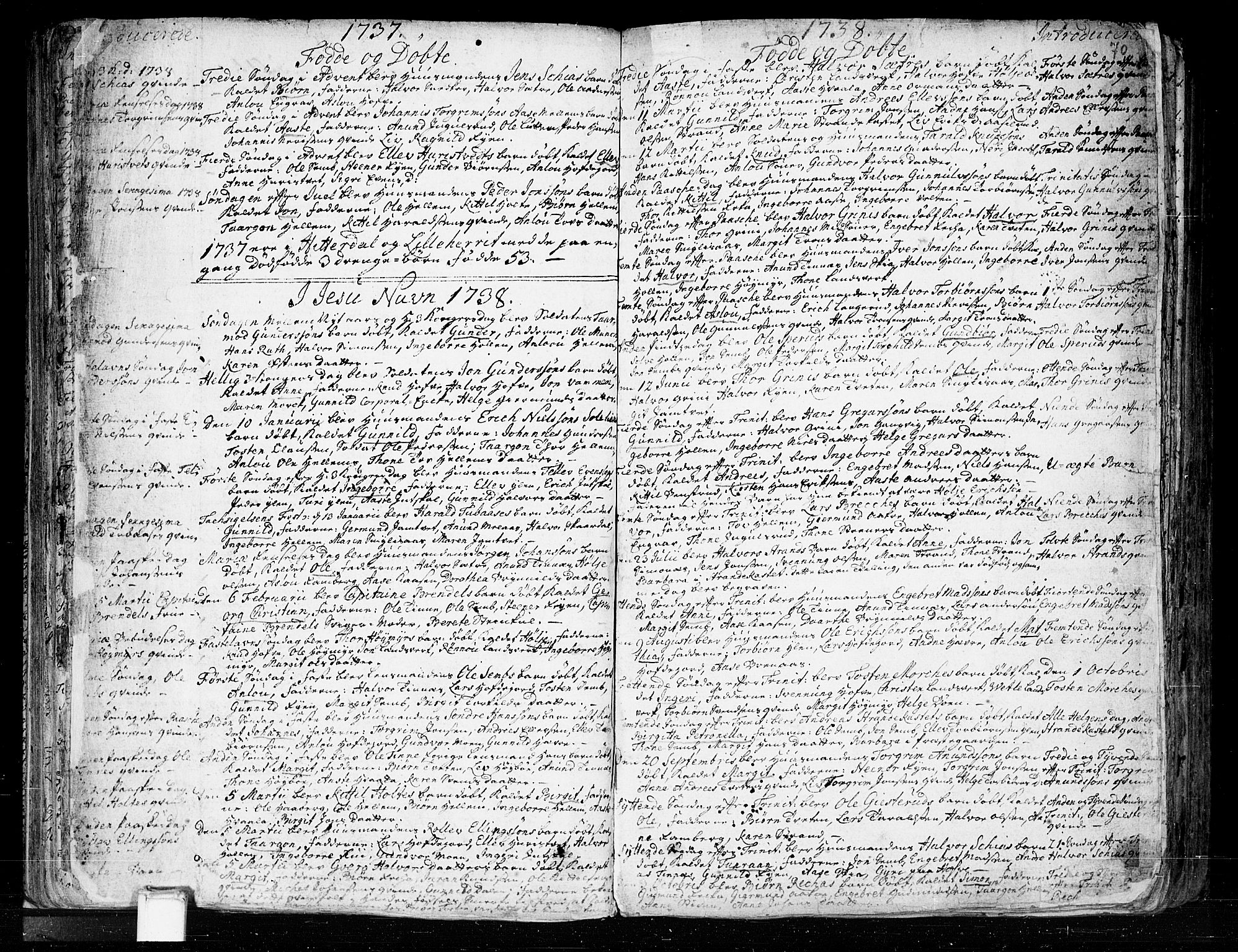 Heddal kirkebøker, SAKO/A-268/F/Fa/L0003: Parish register (official) no. I 3, 1723-1783, p. 70