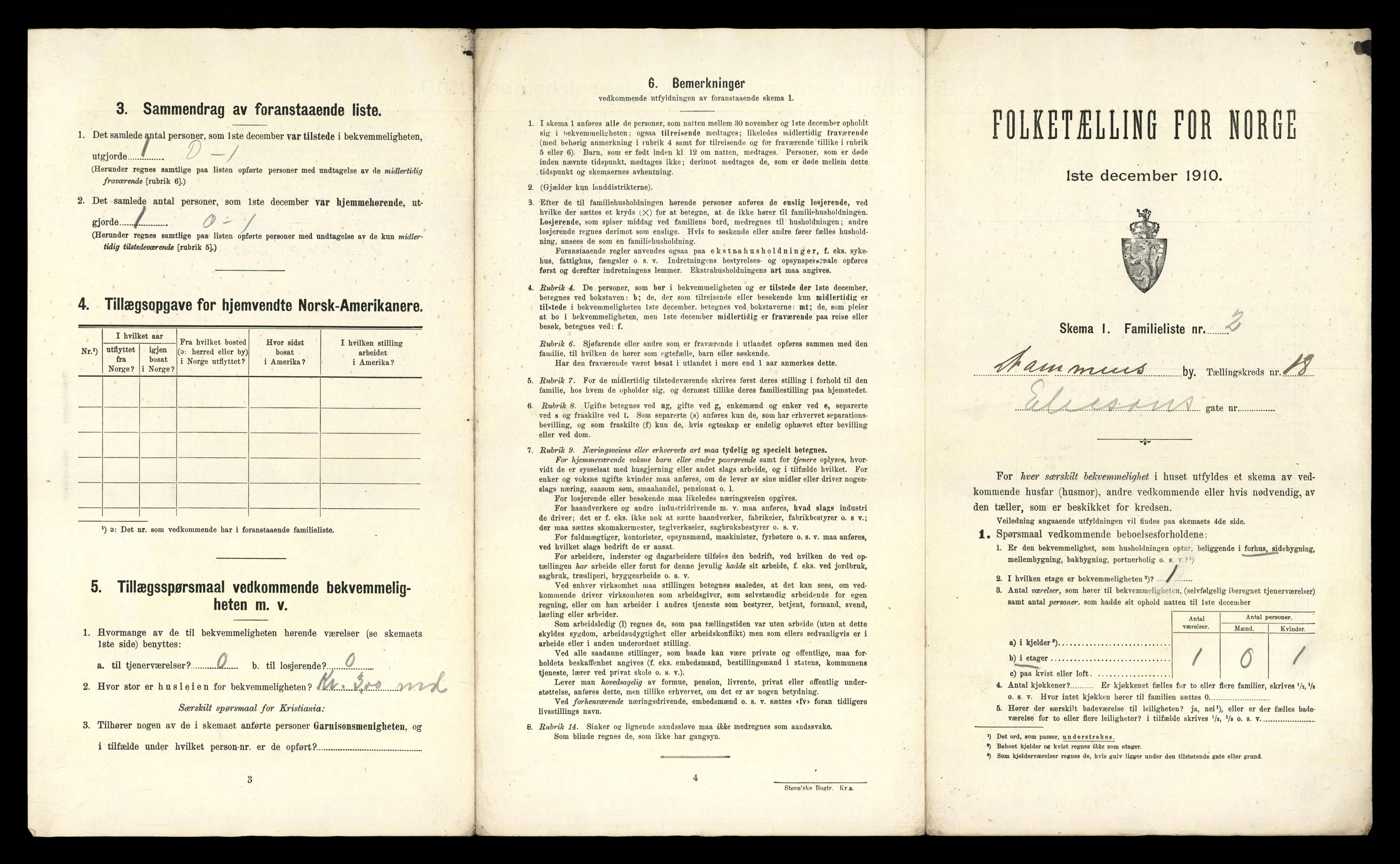 RA, 1910 census for Drammen, 1910, p. 11614