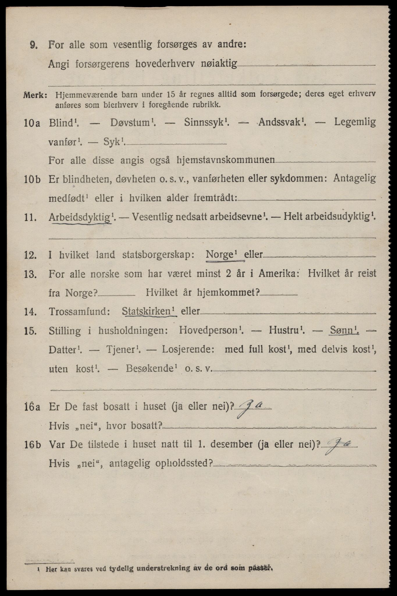 SAST, 1920 census for Vats, 1920, p. 1452