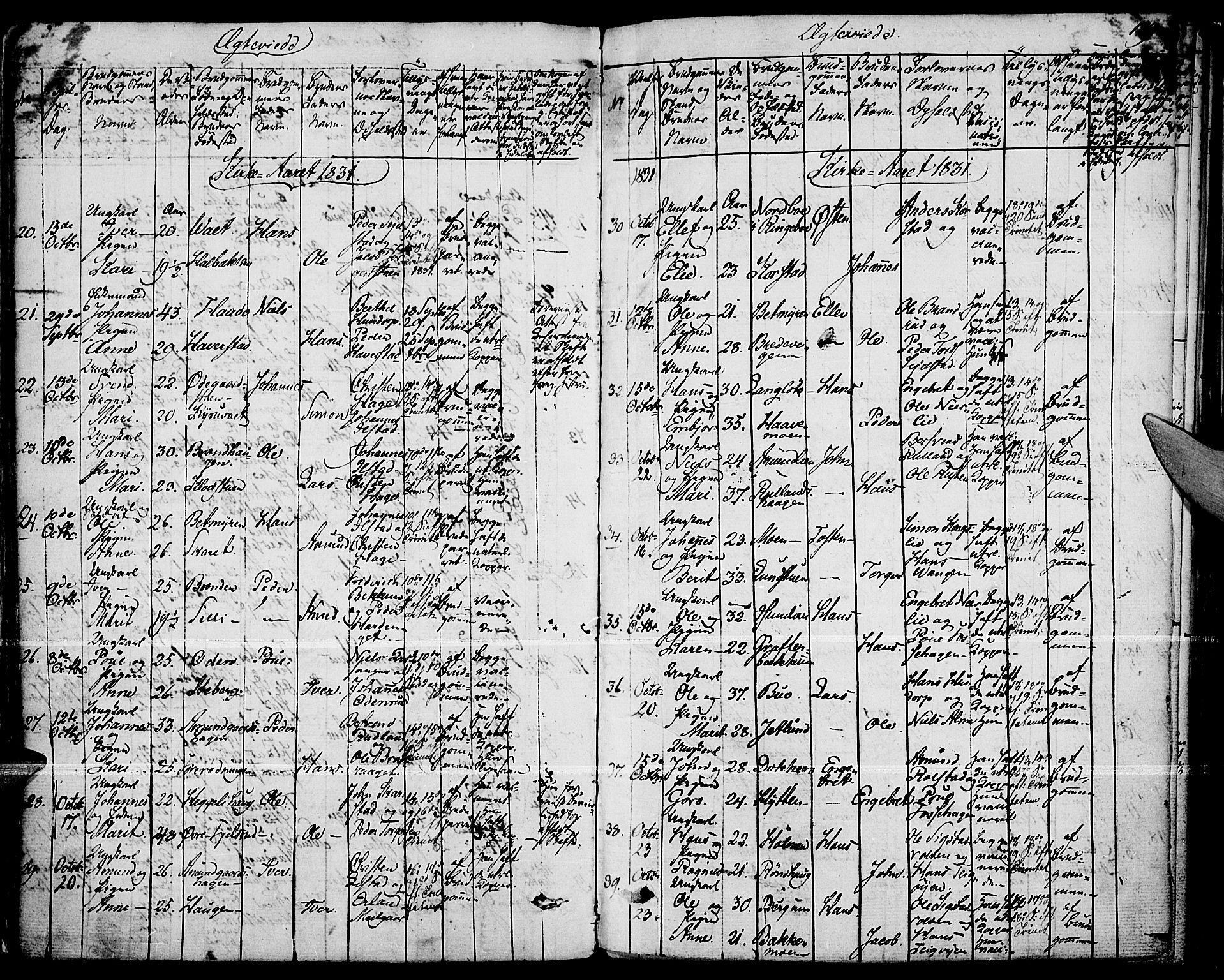 Fron prestekontor, AV/SAH-PREST-078/H/Ha/Haa/L0003: Parish register (official) no. 3, 1828-1838, p. 189