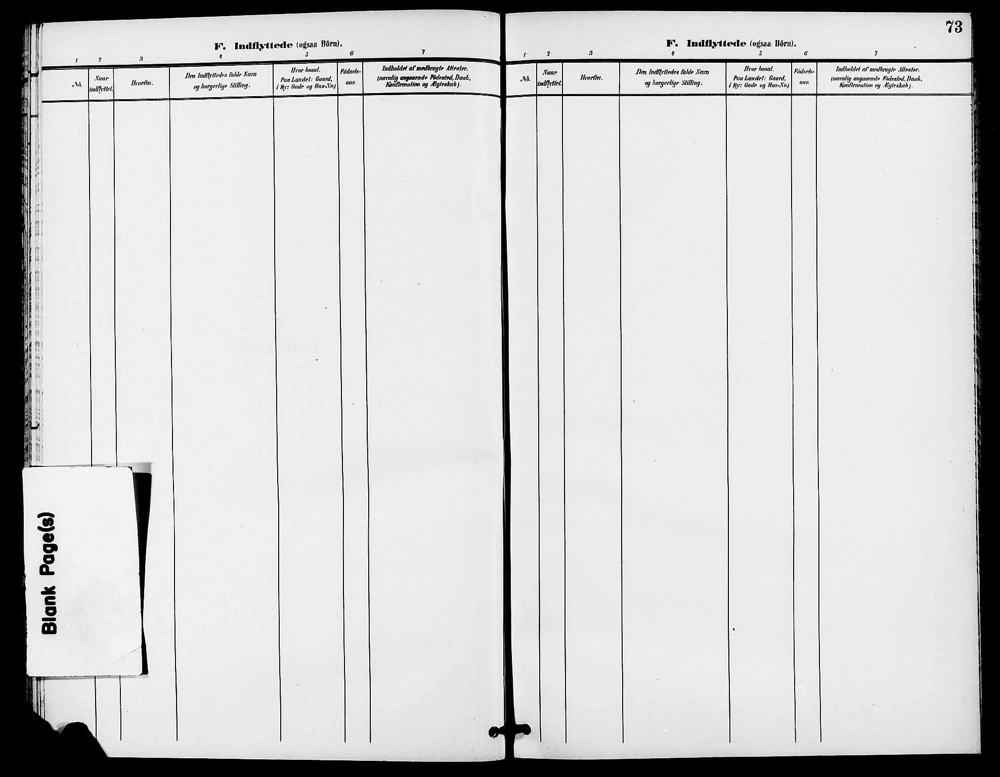 Rendalen prestekontor, SAH/PREST-054/H/Ha/Haa/L0008: Parish register (official) no. 8, 1898-1910, p. 73