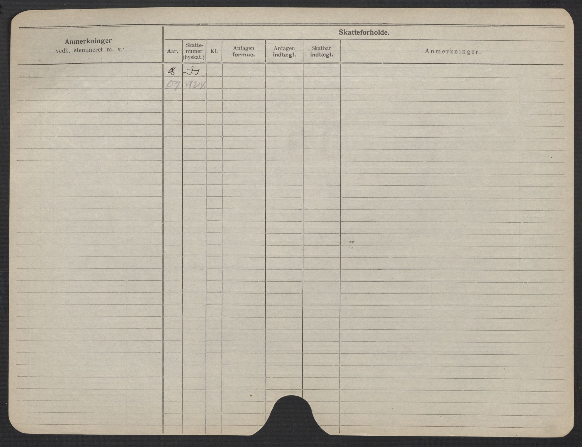 Oslo folkeregister, Registerkort, AV/SAO-A-11715/F/Fa/Fac/L0024: Kvinner, 1906-1914, p. 1074b