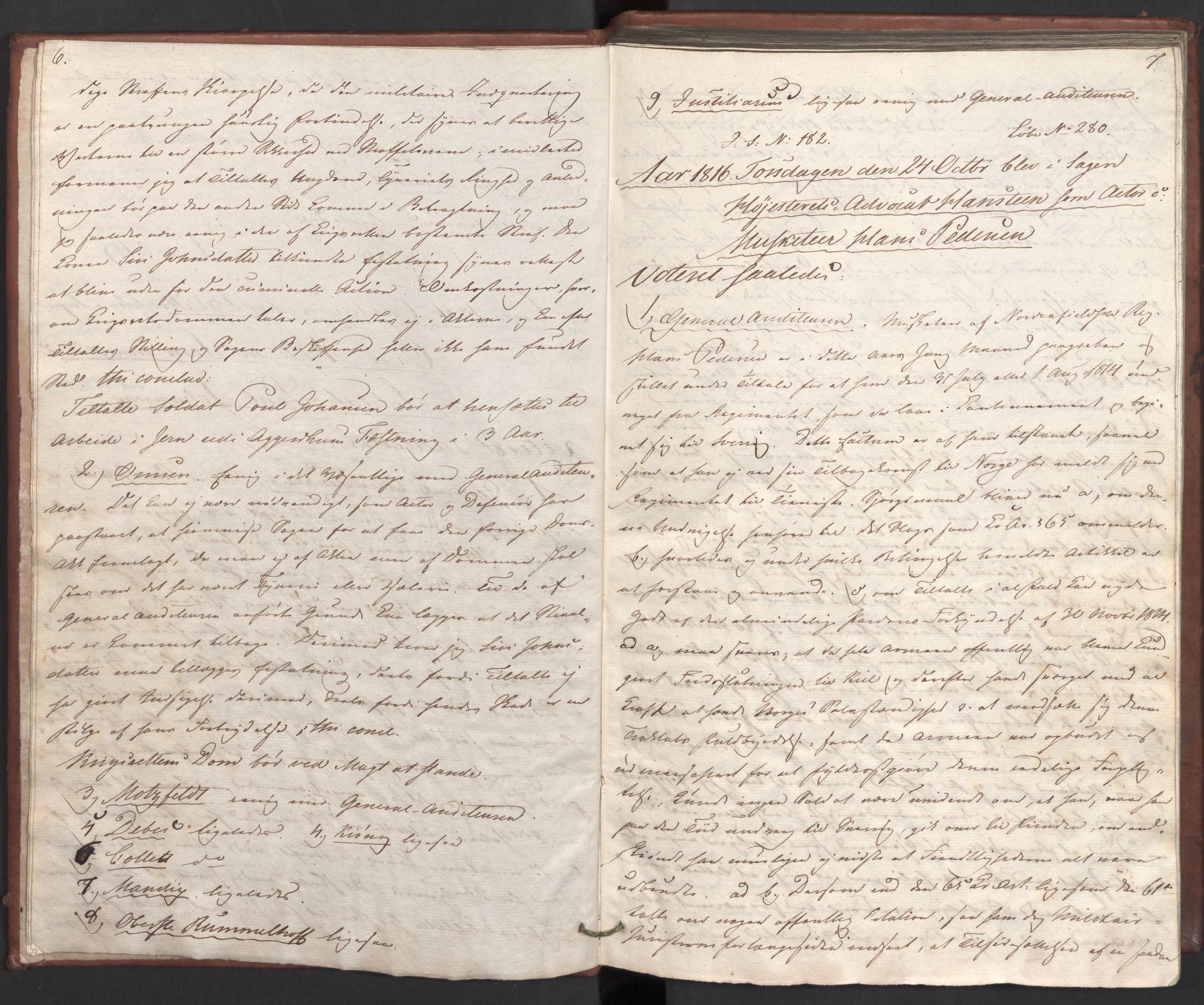 Høyesterett, AV/RA-S-1002/E/Eb/Eba/L0002/0003: Voteringsprotokoller / Voteringsprotokoll, 1816-1817, p. 6-7