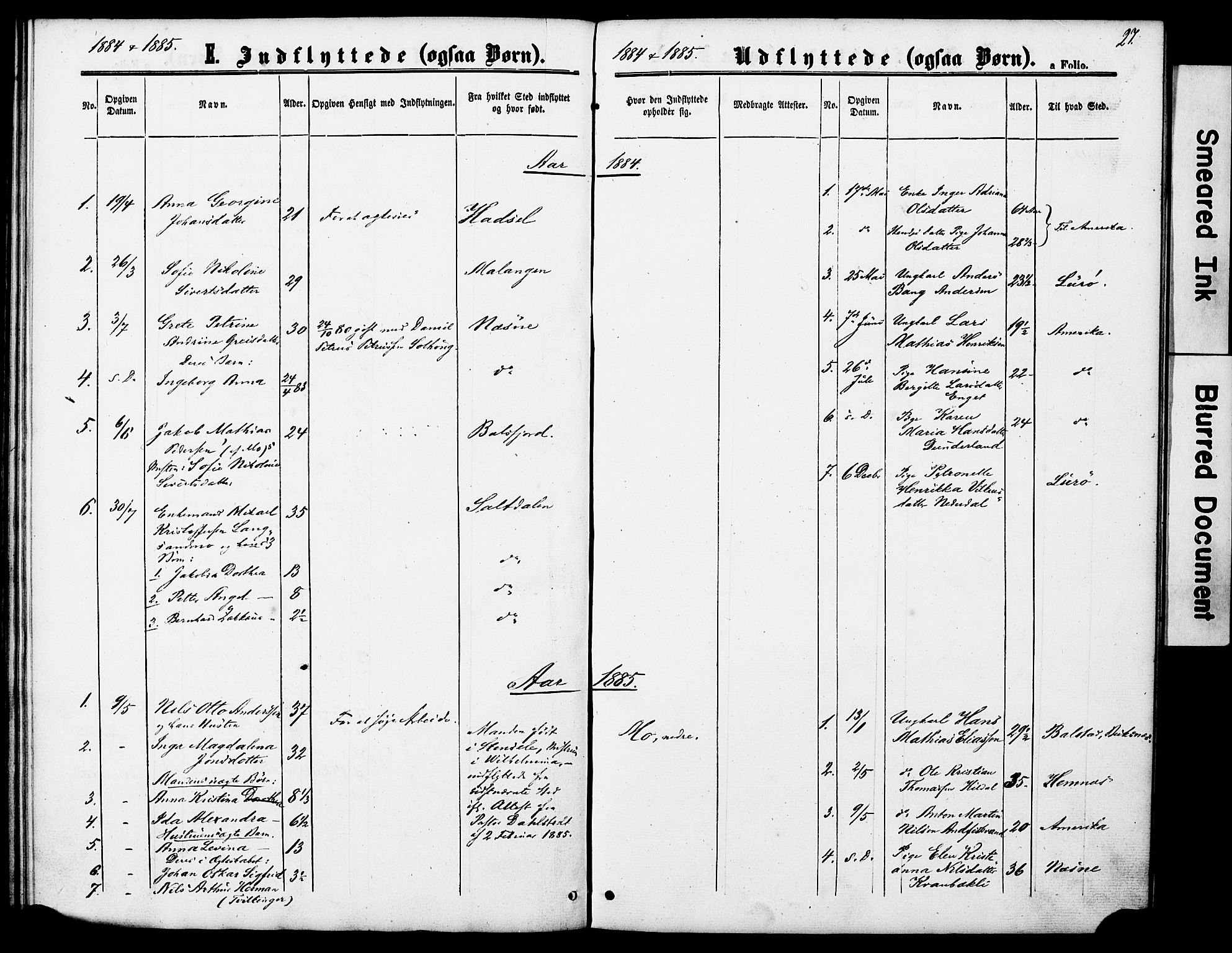 Ministerialprotokoller, klokkerbøker og fødselsregistre - Nordland, AV/SAT-A-1459/827/L0398: Parish register (official) no. 827A10, 1866-1886, p. 27