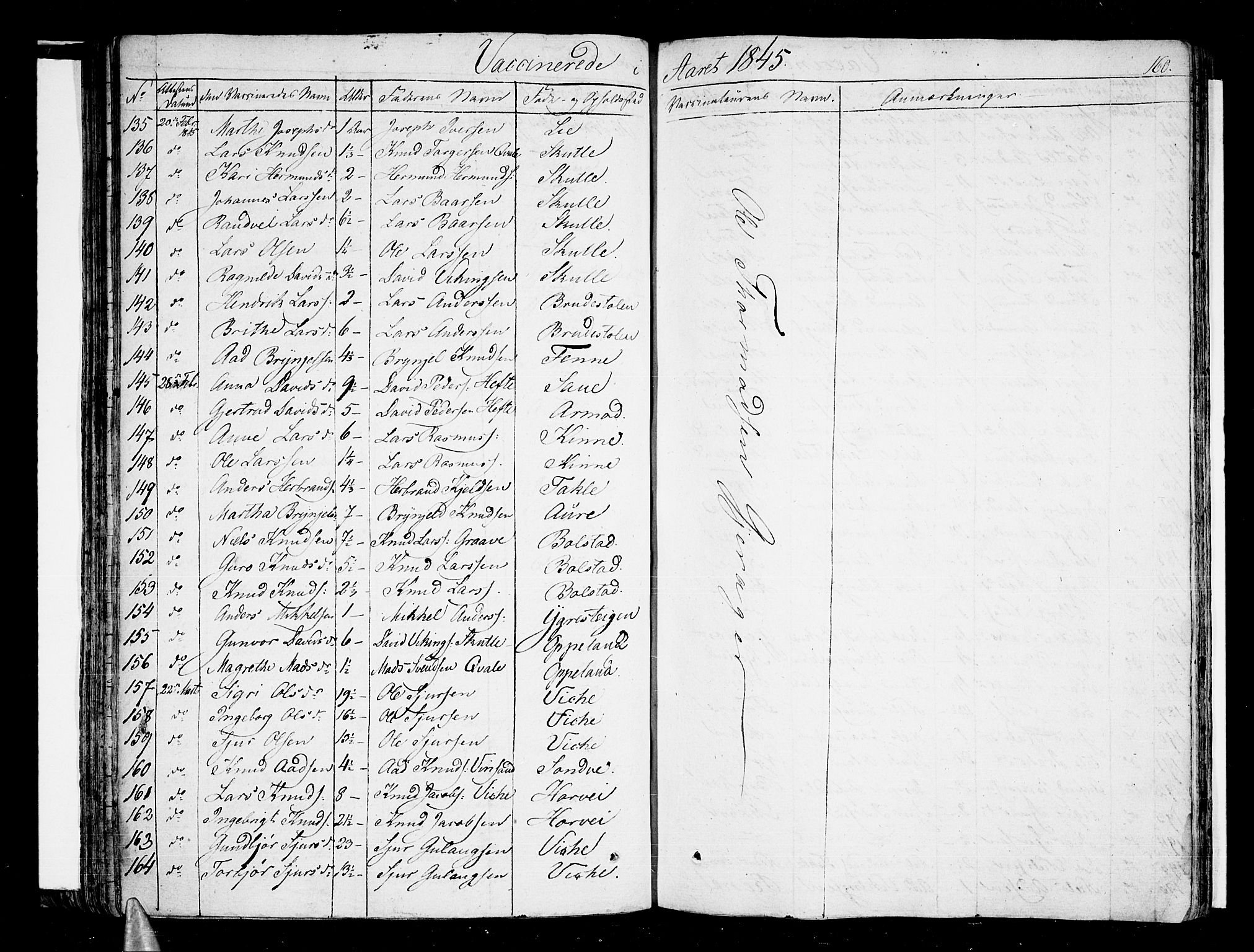 Voss sokneprestembete, AV/SAB-A-79001/H/Haa: Parish register (official) no. A 12, 1823-1837, p. 160