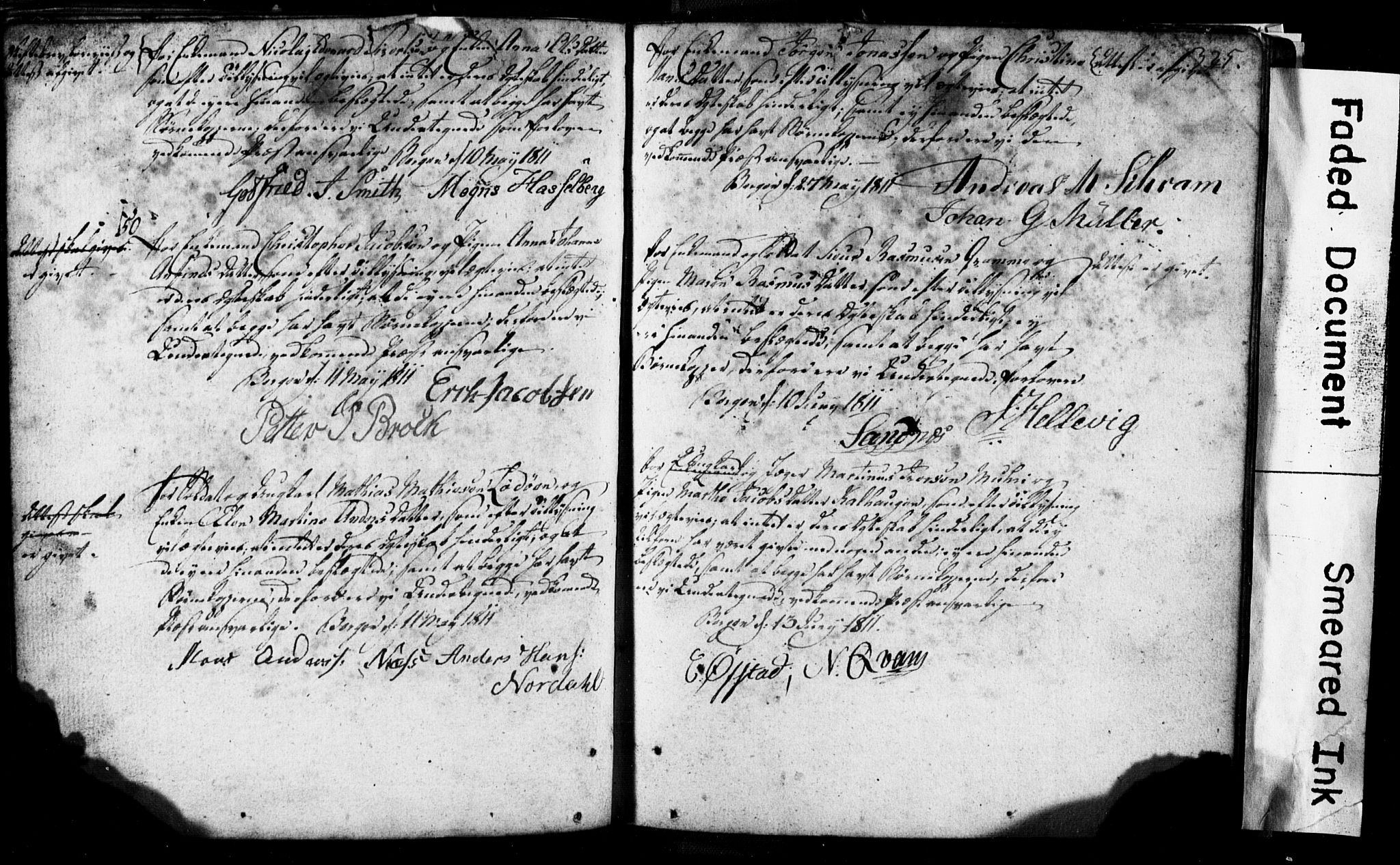 Korskirken sokneprestembete, AV/SAB-A-76101: Best man's statements no. II.5.1, 1776-1816, p. 325