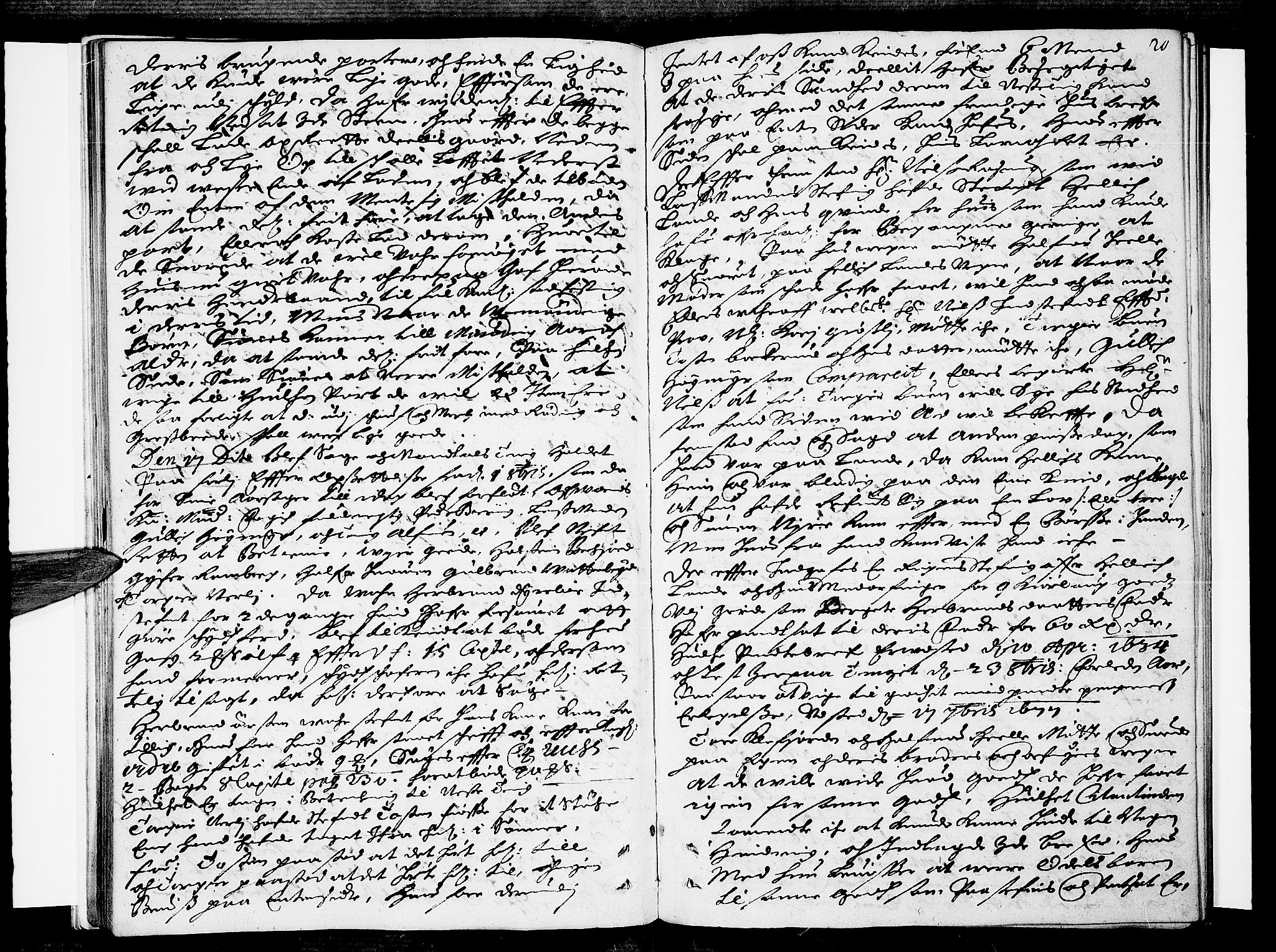 Numedal og Sandsvær sorenskriveri, AV/SAKO-A-128/F/Fa/Faa/L0011: Tingbok, 1677, p. 19b-20a