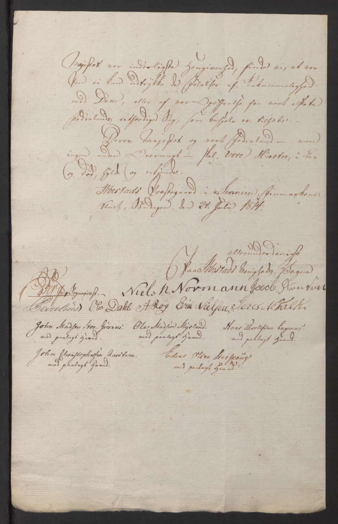 Fylkesmannen i Finnmark, AV/SATØ-S-1120, 1814, p. 16