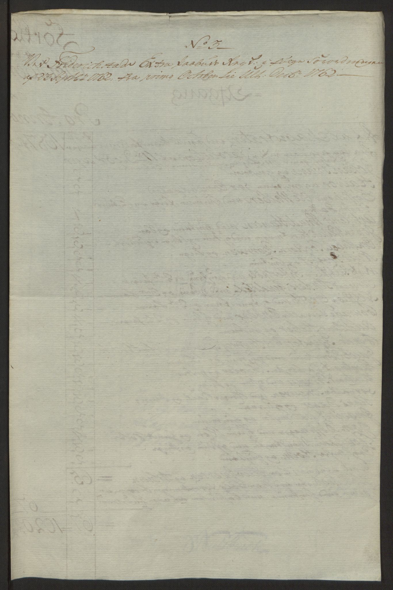 Rentekammeret inntil 1814, Reviderte regnskaper, Byregnskaper, AV/RA-EA-4066/R/Rb/L0029/0001: [B3] Kontribusjonsregnskap / Ekstraskatt, 1762-1772, p. 47