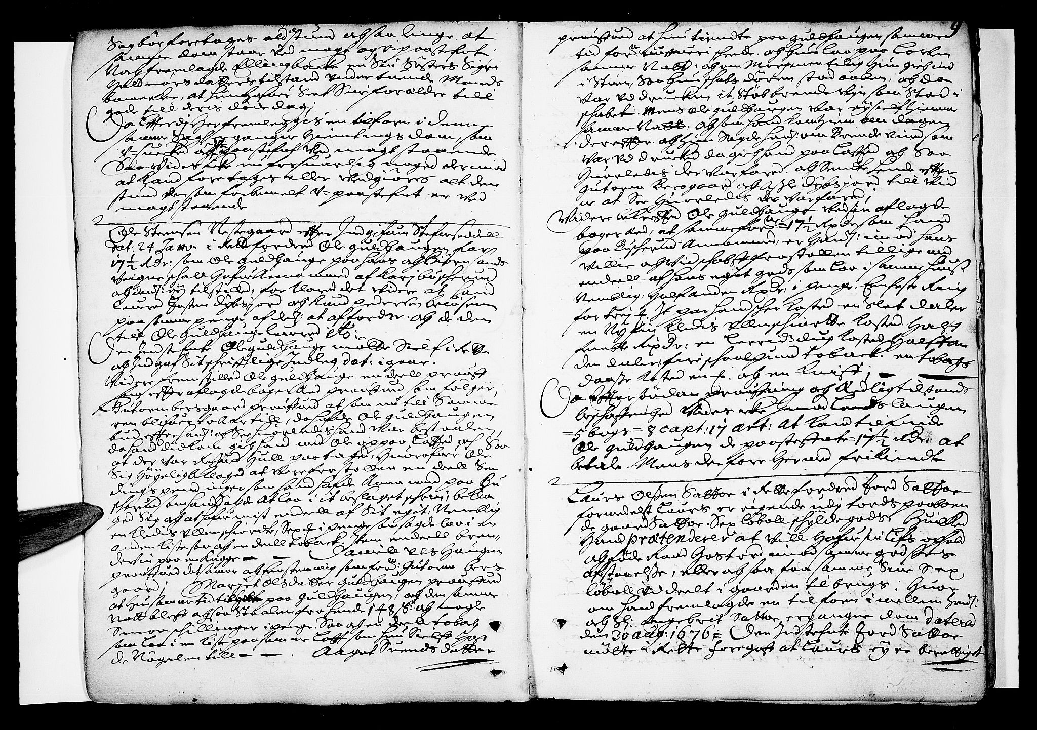 Ringerike og Hallingdal sorenskriveri, AV/SAKO-A-81/F/Fa/Faa/L0021: Tingbok, 1690-1695, p. 9