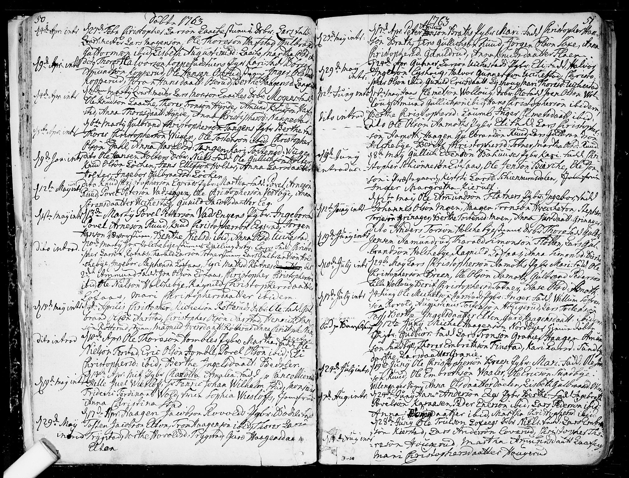 Nannestad prestekontor Kirkebøker, SAO/A-10414a/F/Fa/L0007: Parish register (official) no. I 7, 1754-1791, p. 50-51