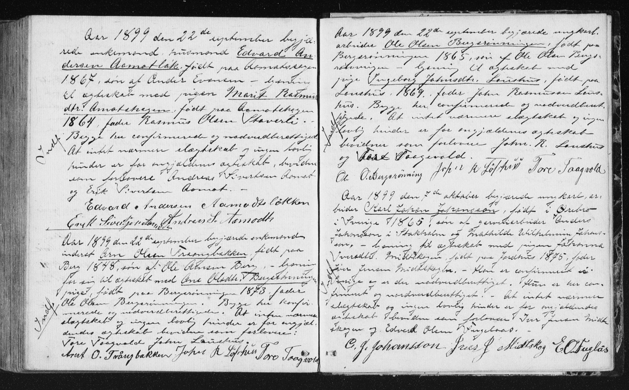 Ministerialprotokoller, klokkerbøker og fødselsregistre - Sør-Trøndelag, AV/SAT-A-1456/672/L0859: Parish register (official) no. 672A11, 1852-1900