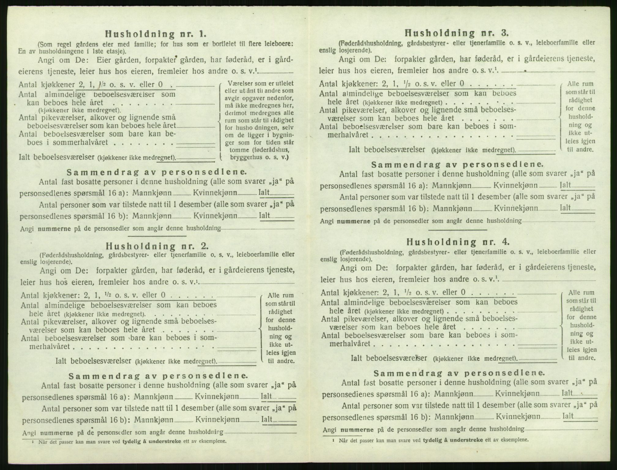 SAK, 1920 census for Dypvåg, 1920, p. 1112