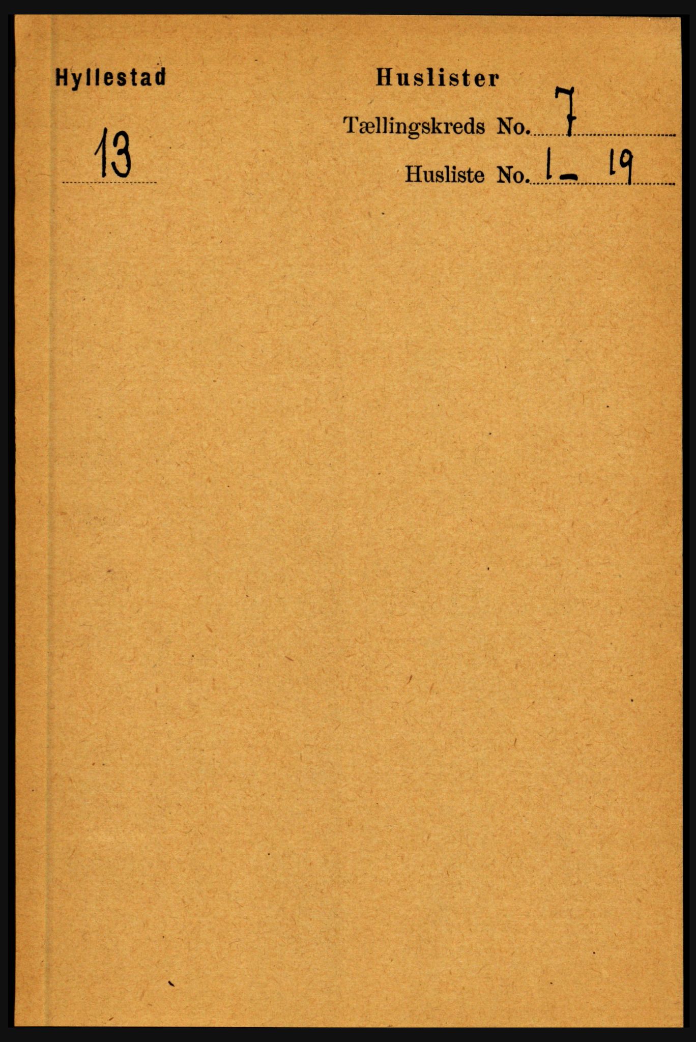 RA, 1891 census for 1413 Hyllestad, 1891, p. 1160