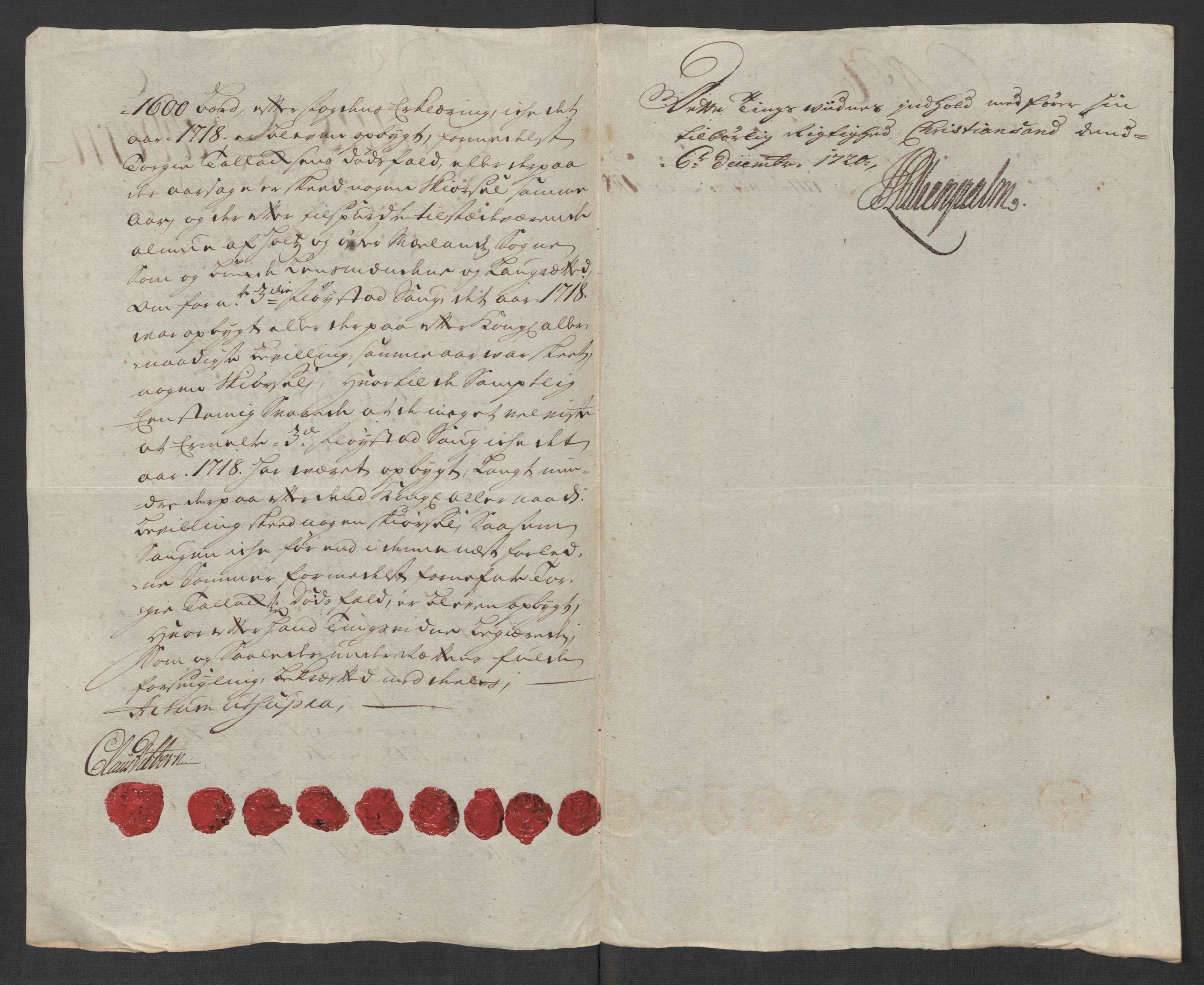 Rentekammeret inntil 1814, Reviderte regnskaper, Fogderegnskap, AV/RA-EA-4092/R39/L2328: Fogderegnskap Nedenes, 1718, p. 429