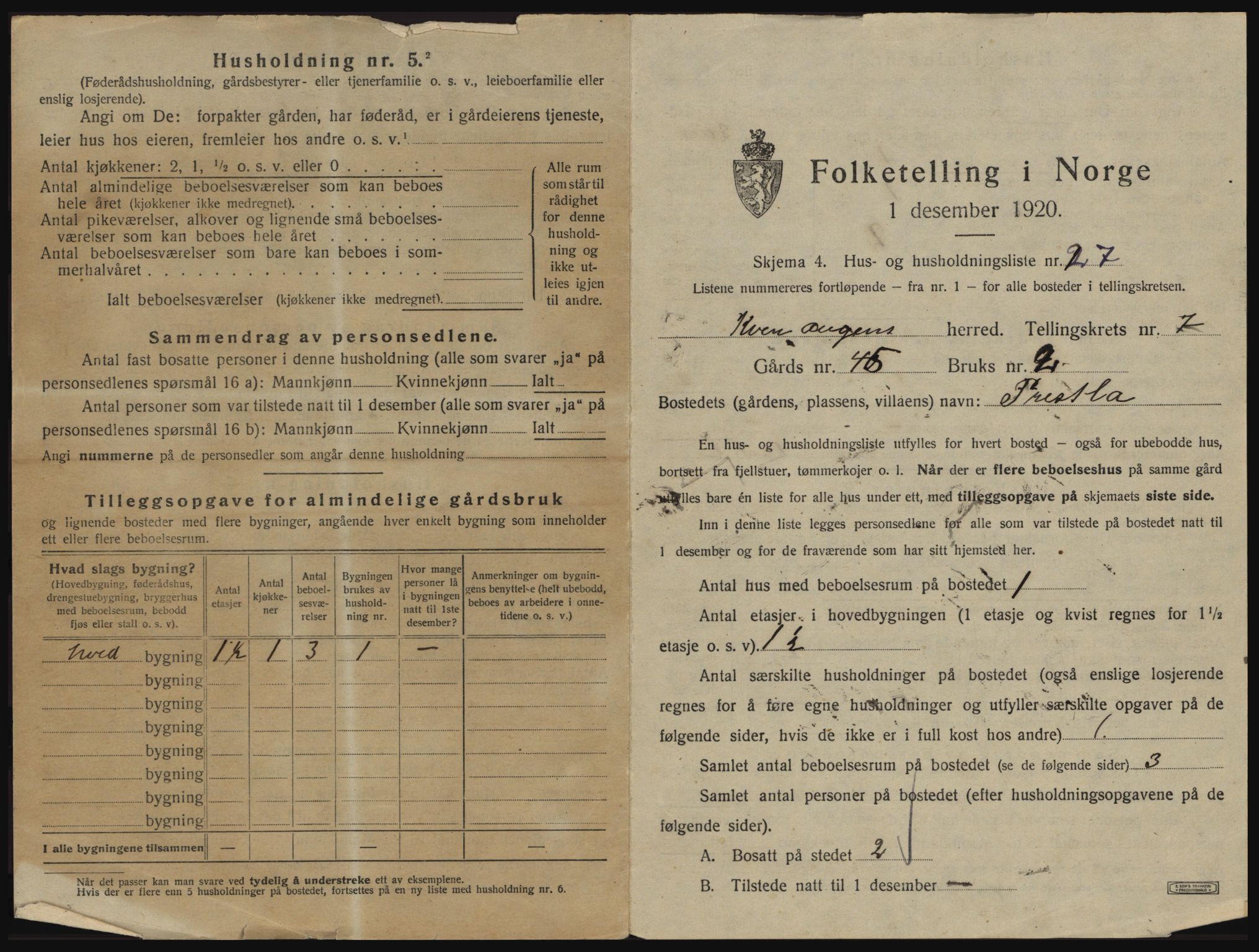 SATØ, 1920 census for Kvænangen, 1920, p. 596