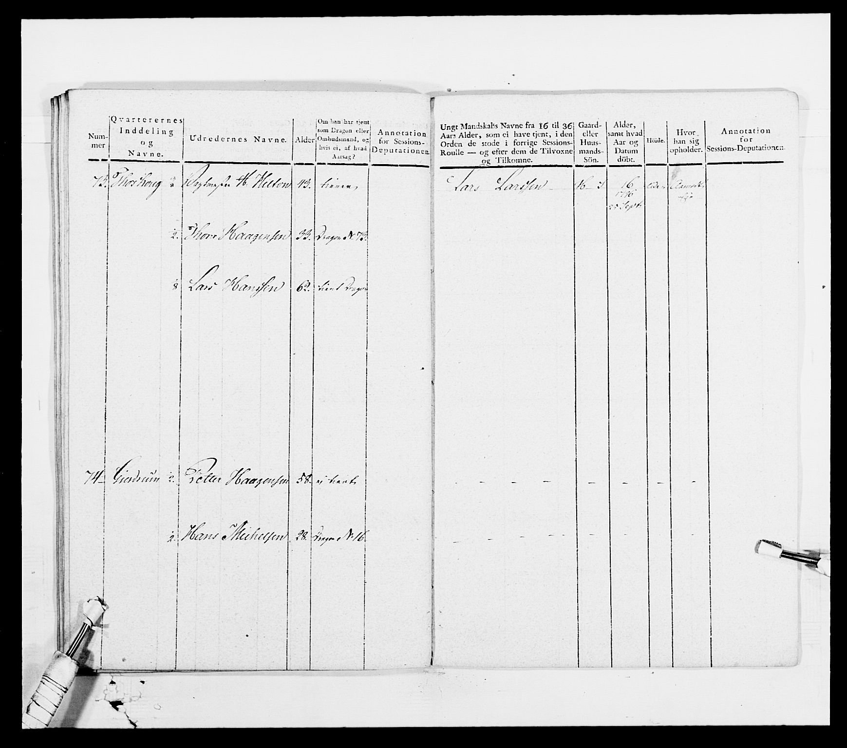 Generalitets- og kommissariatskollegiet, Det kongelige norske kommissariatskollegium, AV/RA-EA-5420/E/Eh/L0003: 1. Sønnafjelske dragonregiment, 1767-1812, p. 687