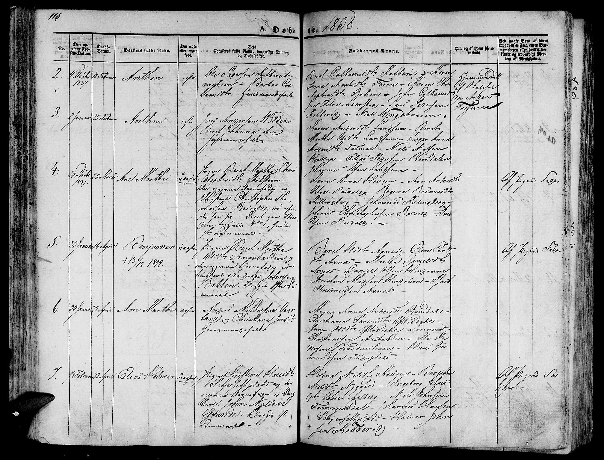 Ministerialprotokoller, klokkerbøker og fødselsregistre - Nord-Trøndelag, SAT/A-1458/701/L0006: Parish register (official) no. 701A06, 1825-1841, p. 116