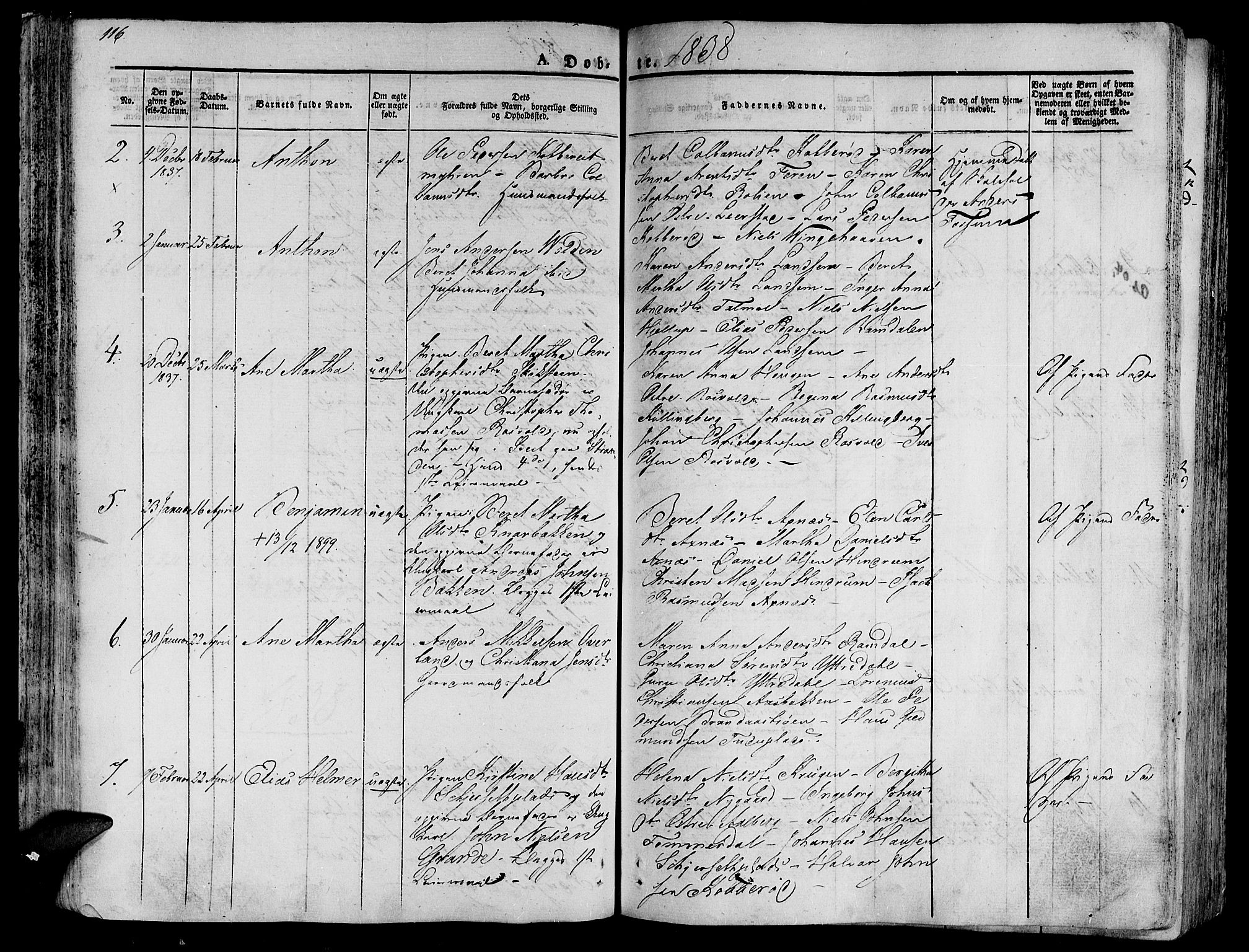 Ministerialprotokoller, klokkerbøker og fødselsregistre - Nord-Trøndelag, AV/SAT-A-1458/701/L0006: Parish register (official) no. 701A06, 1825-1841, p. 116