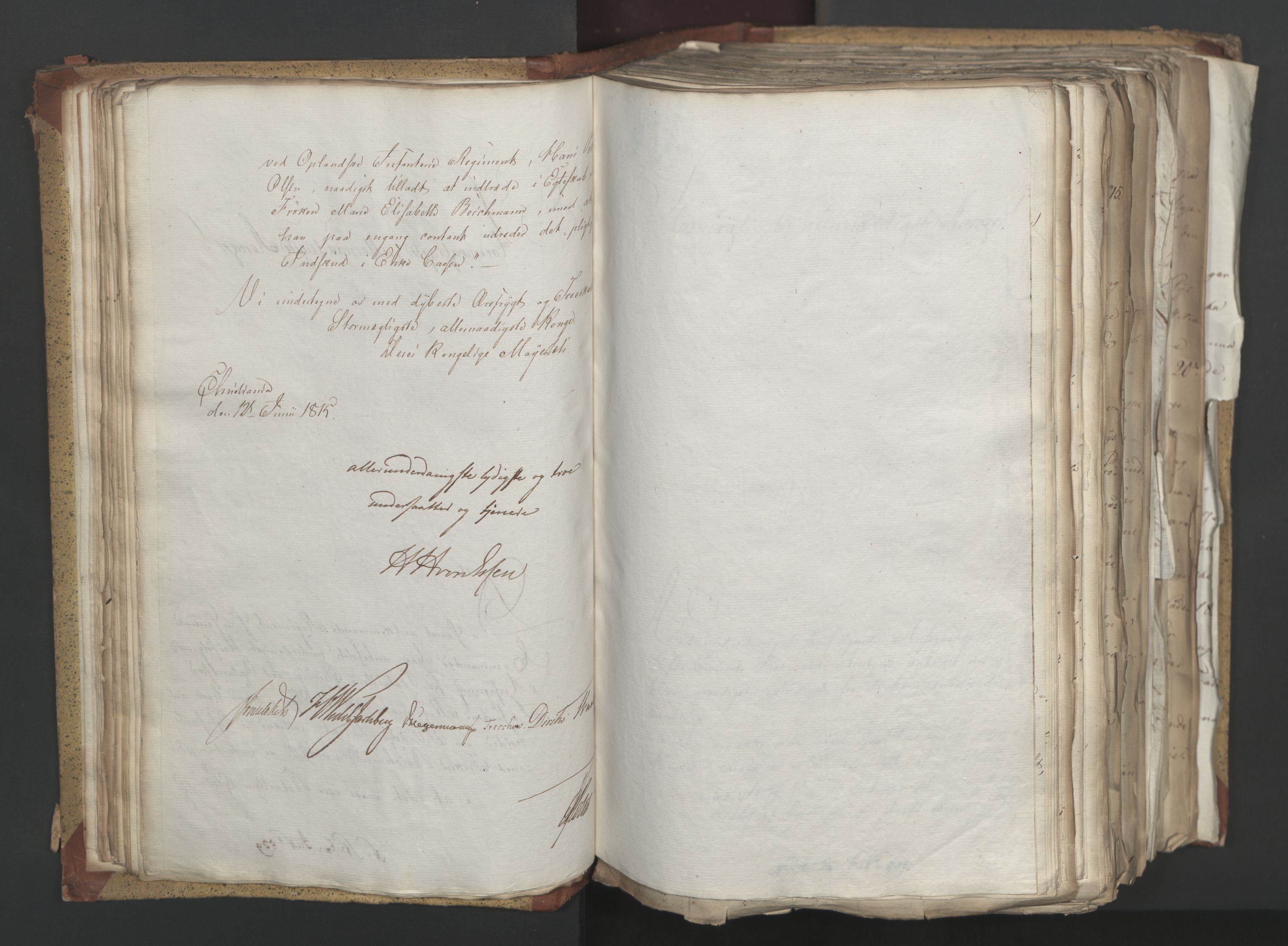 Statsrådsavdelingen i Stockholm, AV/RA-S-1003/D/Da/L0003: Regjeringsinnstillinger nr. 519-787, 1815, p. 57