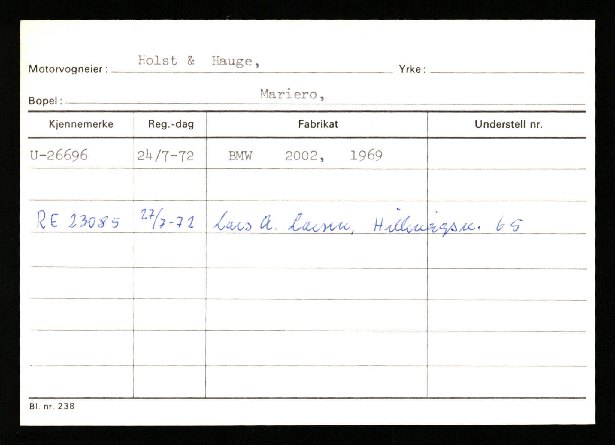 Stavanger trafikkstasjon, AV/SAST-A-101942/0/G/L0005: Registreringsnummer: 23000 - 34245, 1930-1971, p. 1259