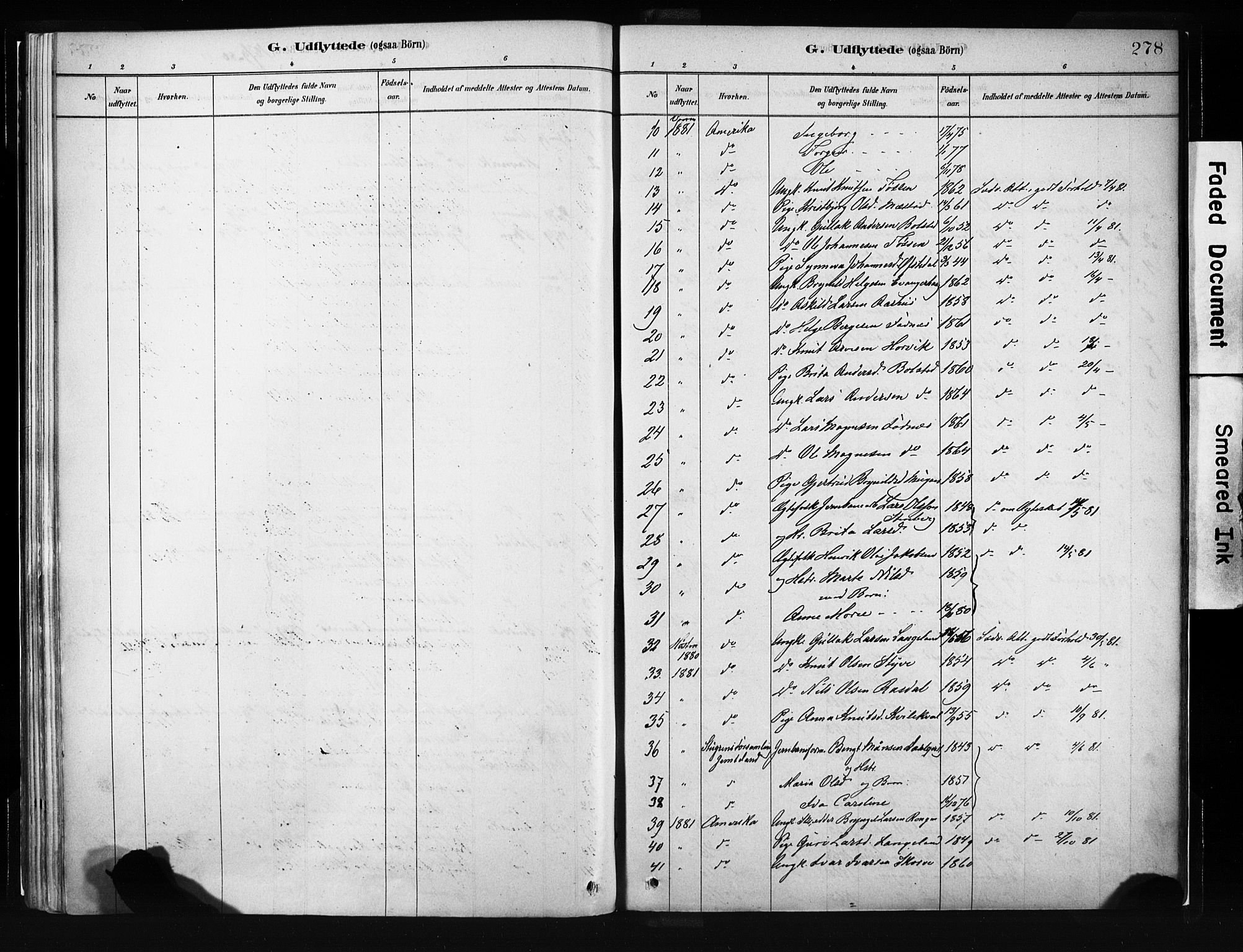 Evanger sokneprestembete, AV/SAB-A-99924: Parish register (official) no. A 1, 1877-1899, p. 278