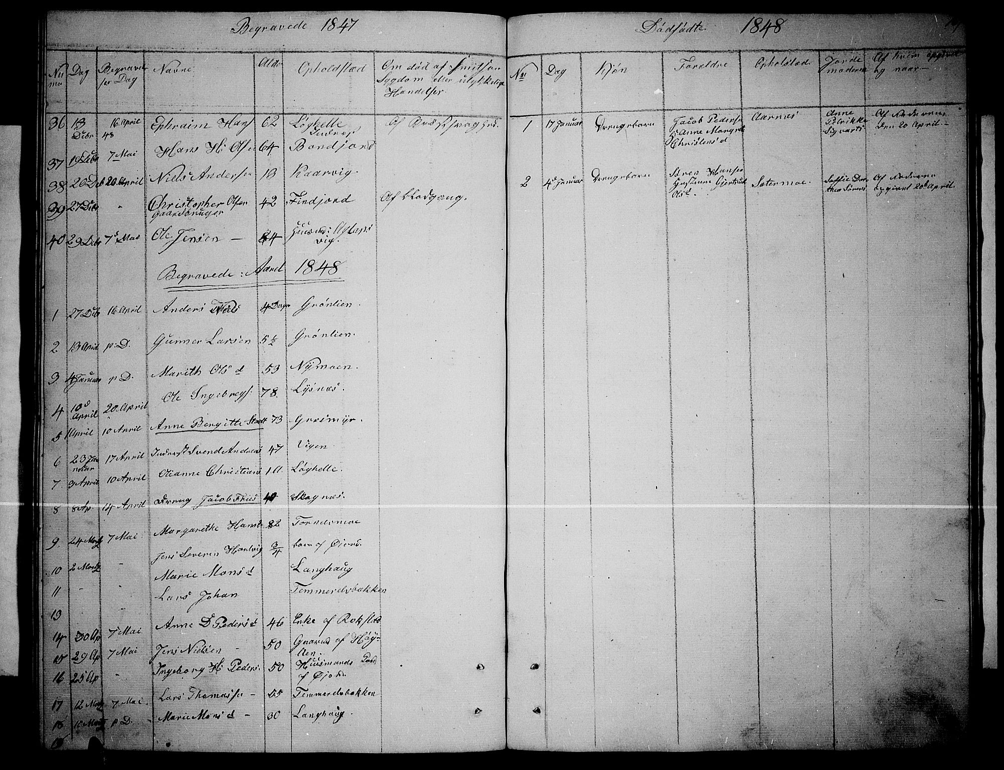 Lenvik sokneprestembete, SATØ/S-1310/H/Ha/Hab/L0003klokker: Parish register (copy) no. 3, 1844-1858, p. 167