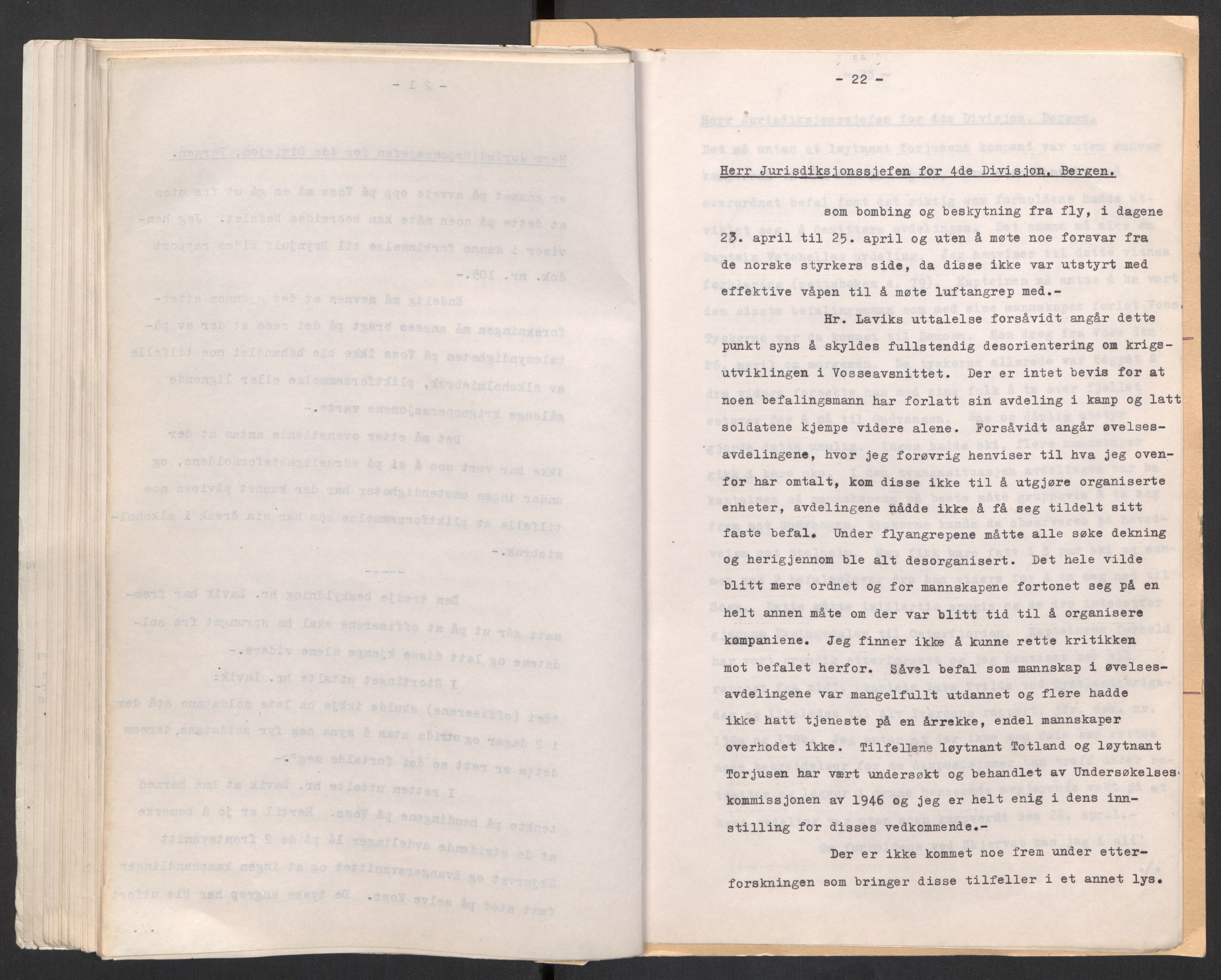 Forsvaret, Forsvarets krigshistoriske avdeling, AV/RA-RAFA-2017/Y/Yb/L0101: II-C-11-402  -  4. Divisjon., 1946-1948, p. 1013