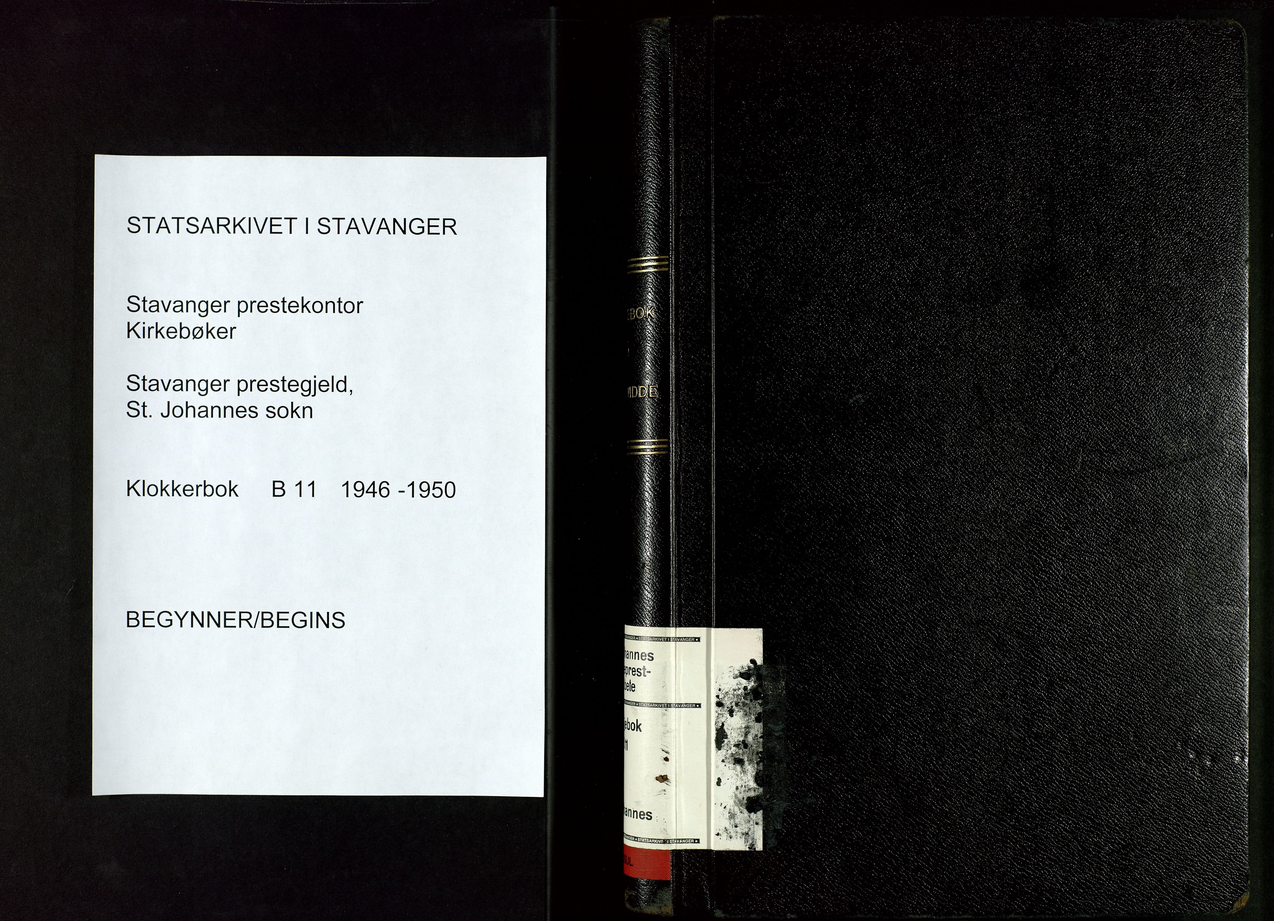 St. Johannes sokneprestkontor, SAST/A-101814/001/30/30BB/L0011: Parish register (copy) no. B 11, 1946-1950
