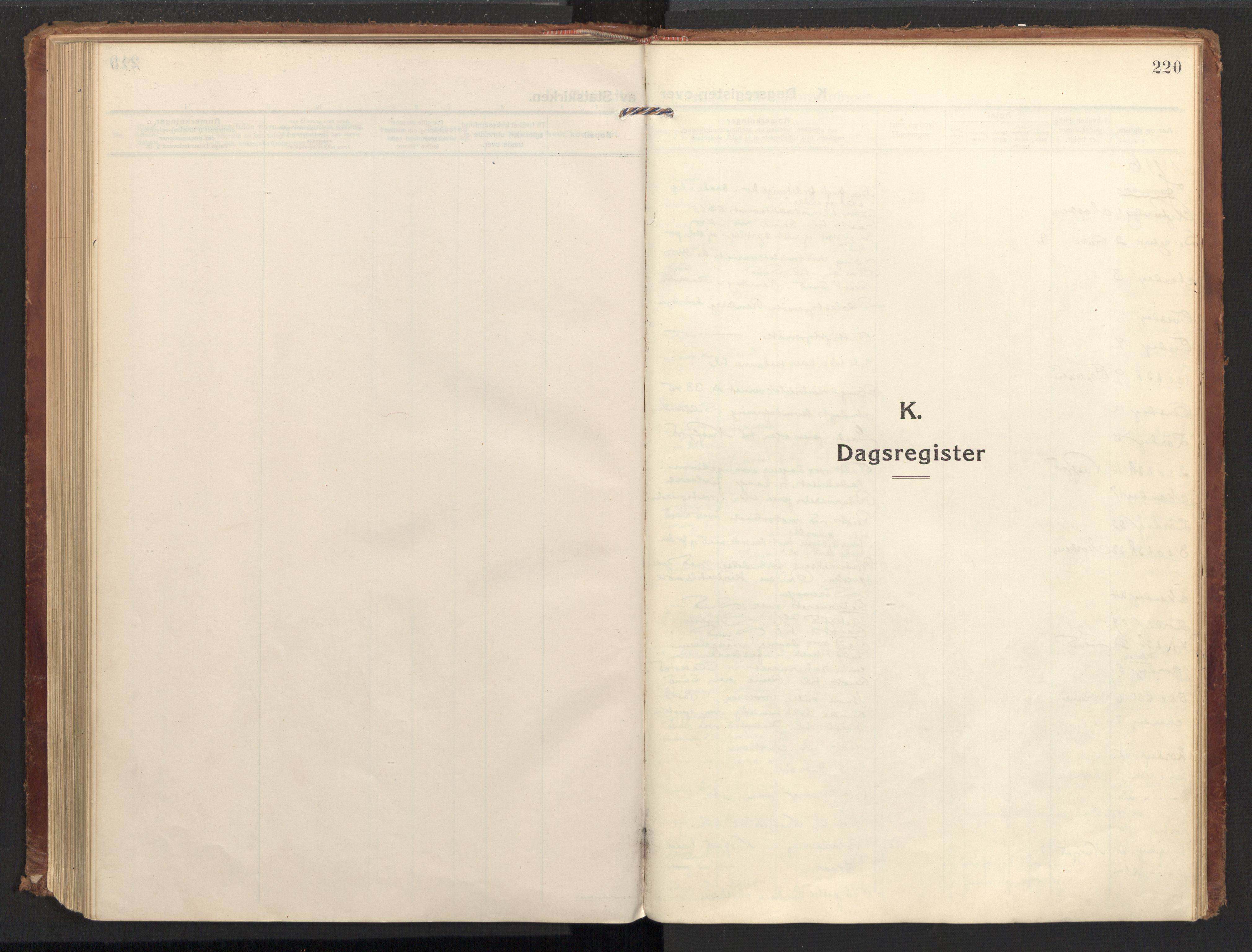 Ministerialprotokoller, klokkerbøker og fødselsregistre - Nordland, SAT/A-1459/885/L1210: Parish register (official) no. 885A10, 1916-1926, p. 220