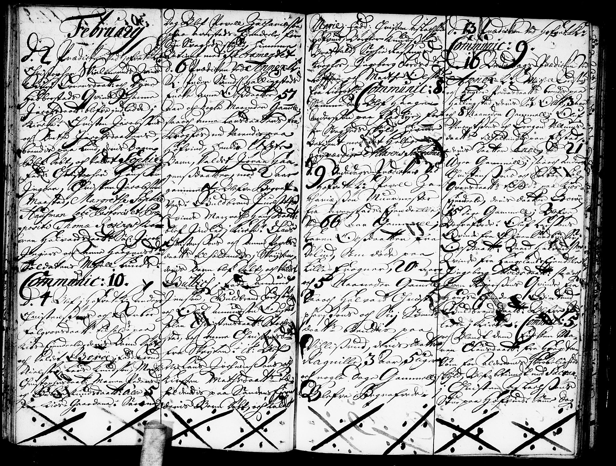 Ullensaker prestekontor Kirkebøker, AV/SAO-A-10236a/F/Fa/L0002: Parish register (official) no. I 2, 1702-1710