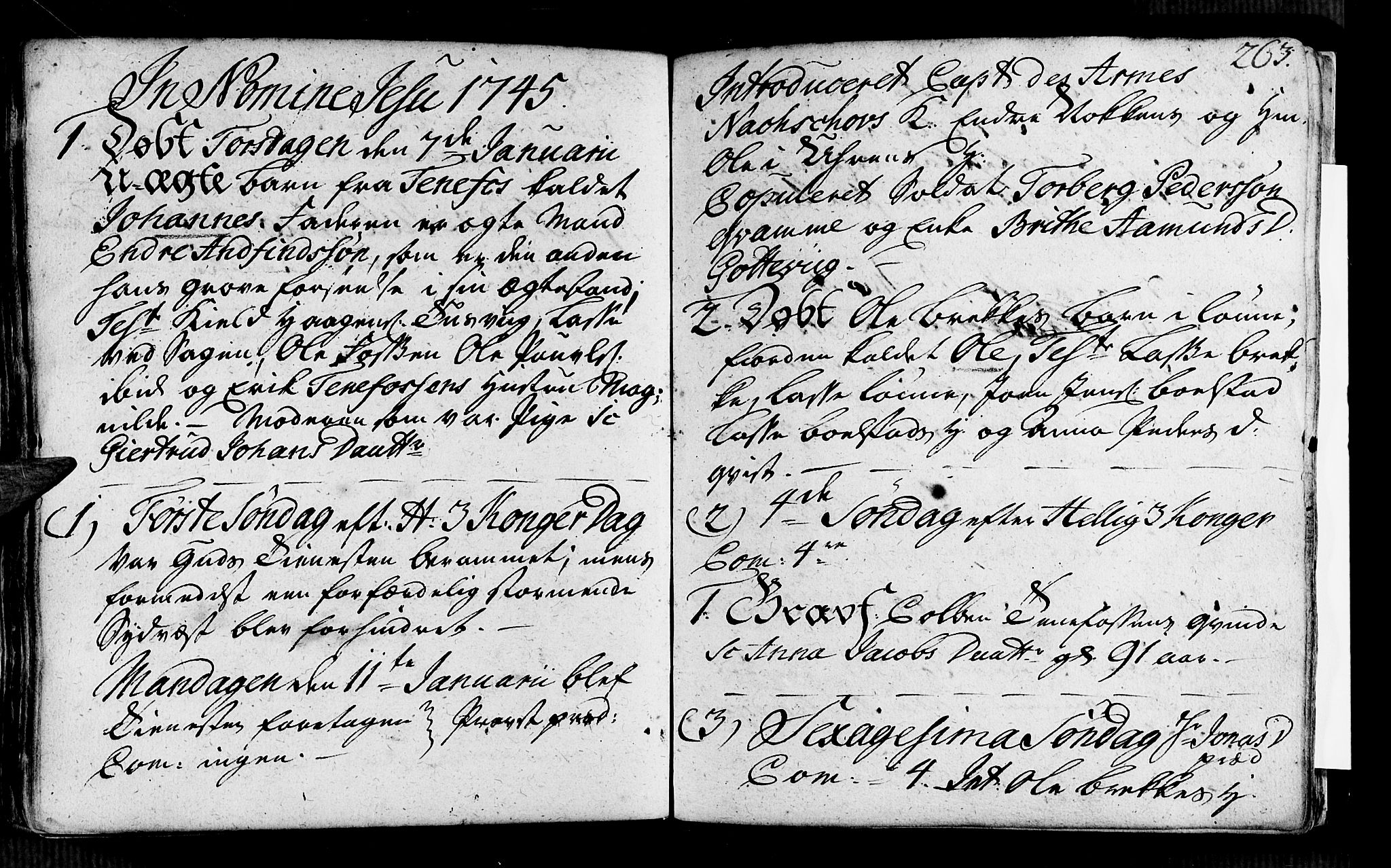 Vik sokneprestembete, SAB/A-81501: Parish register (official) no. A 2 /4, 1740-1754, p. 263