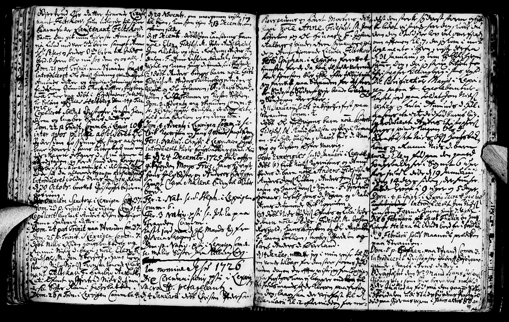 Ministerialprotokoller, klokkerbøker og fødselsregistre - Nord-Trøndelag, SAT/A-1458/701/L0001: Parish register (official) no. 701A01, 1717-1731, p. 30