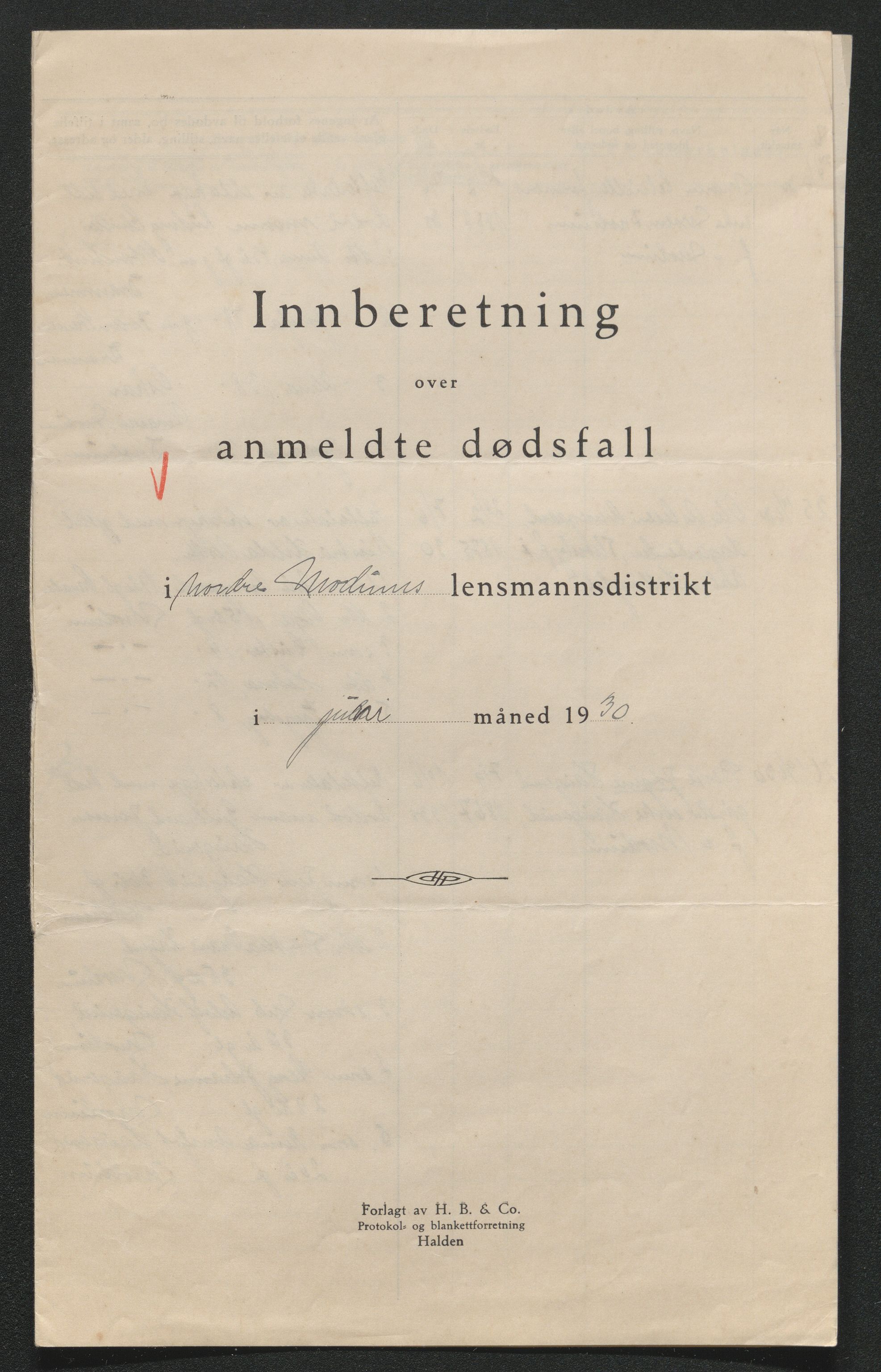 Eiker, Modum og Sigdal sorenskriveri, AV/SAKO-A-123/H/Ha/Hab/L0046: Dødsfallsmeldinger, 1930-1931, p. 263