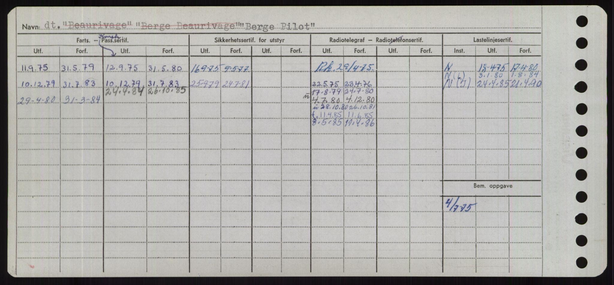 Sjøfartsdirektoratet med forløpere, Skipsmålingen, AV/RA-S-1627/H/Hd/L0003: Fartøy, B-Bev, p. 708