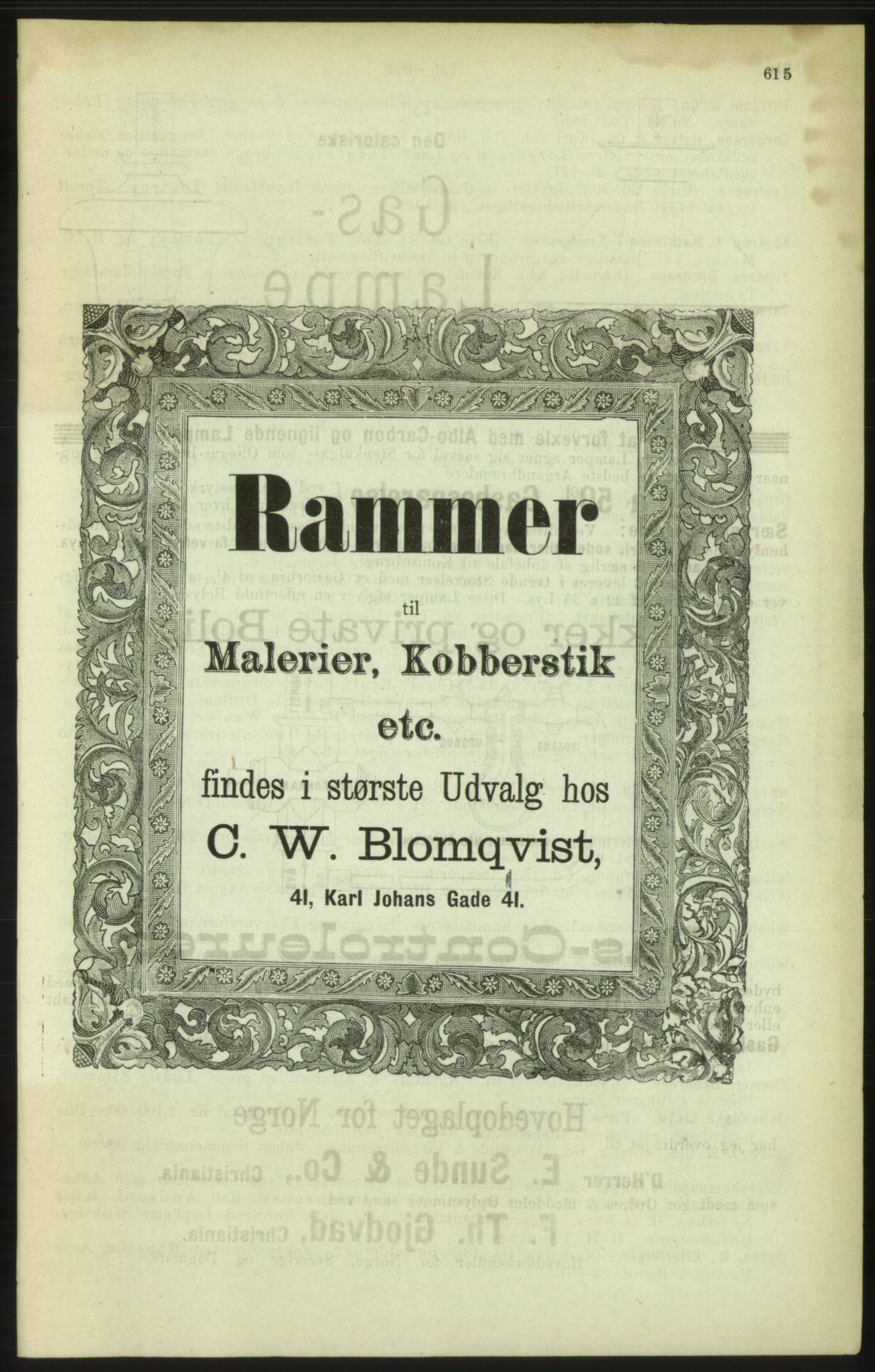 Kristiania/Oslo adressebok, PUBL/-, 1886, p. 615