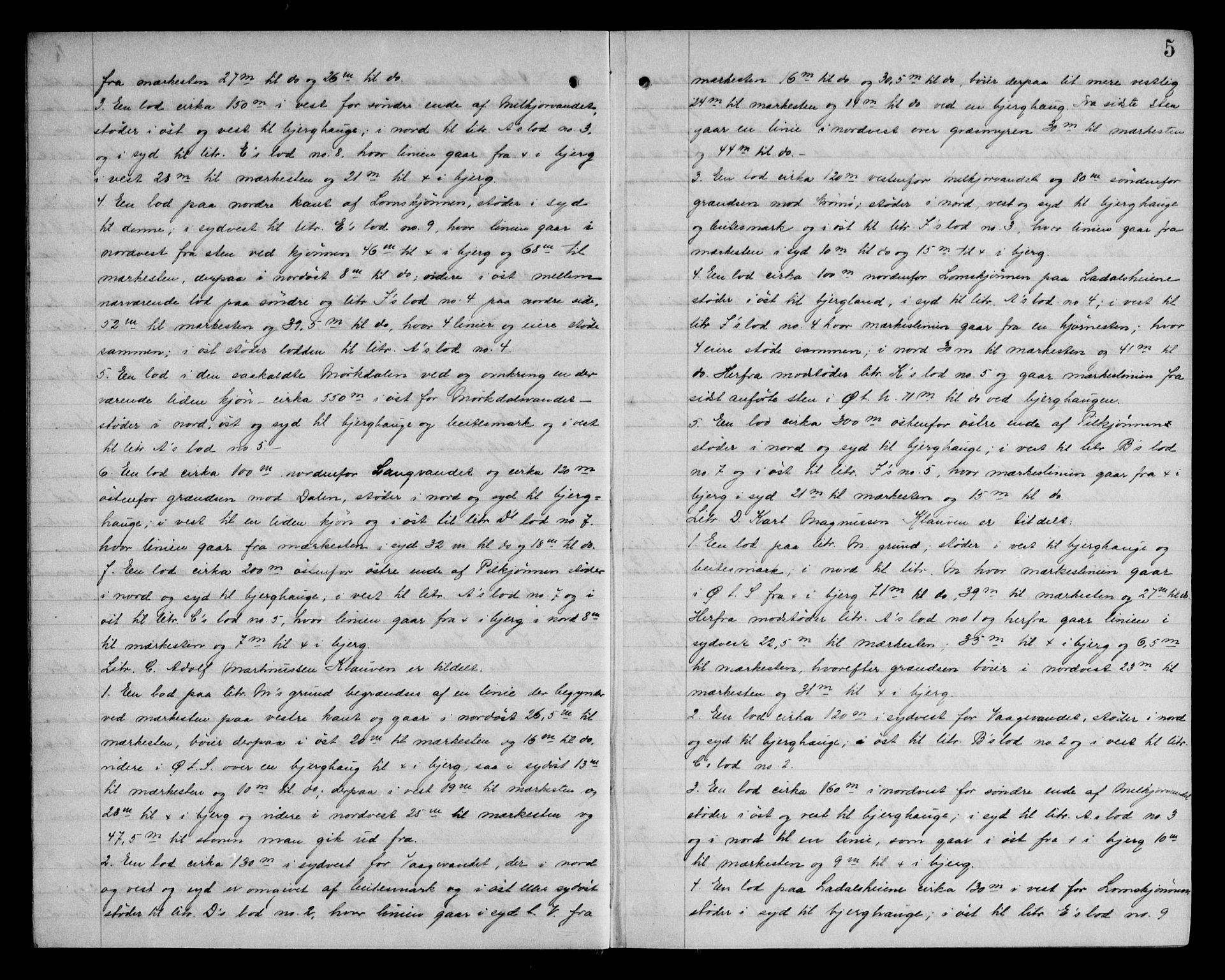 Fosen sorenskriveri, AV/SAT-A-1107/1/2/2C/L0039: Mortgage book no. 30, 1905-1906, p. 5