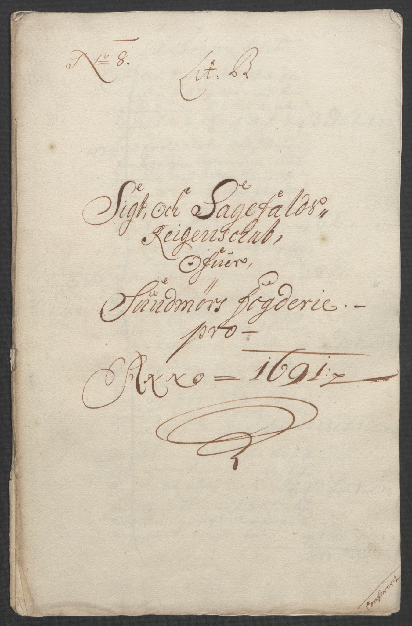 Rentekammeret inntil 1814, Reviderte regnskaper, Fogderegnskap, RA/EA-4092/R54/L3554: Fogderegnskap Sunnmøre, 1691-1693, p. 56