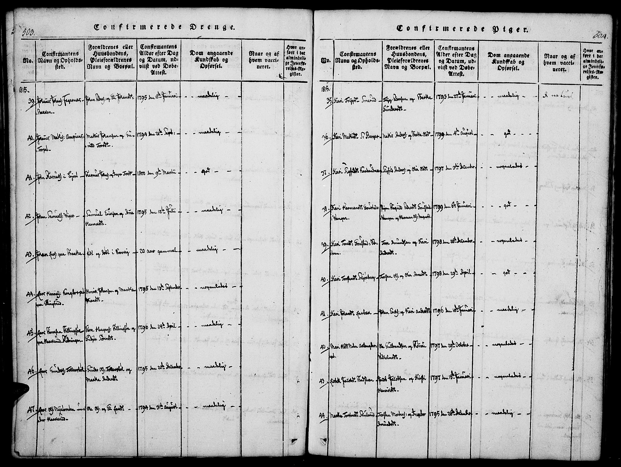 Vinger prestekontor, AV/SAH-PREST-024/H/Ha/Haa/L0006: Parish register (official) no. 6, 1814-1825, p. 503-504