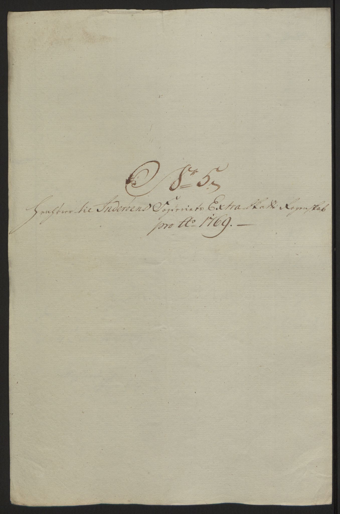 Rentekammeret inntil 1814, Reviderte regnskaper, Fogderegnskap, AV/RA-EA-4092/R63/L4420: Ekstraskatten Inderøy, 1762-1772, p. 367