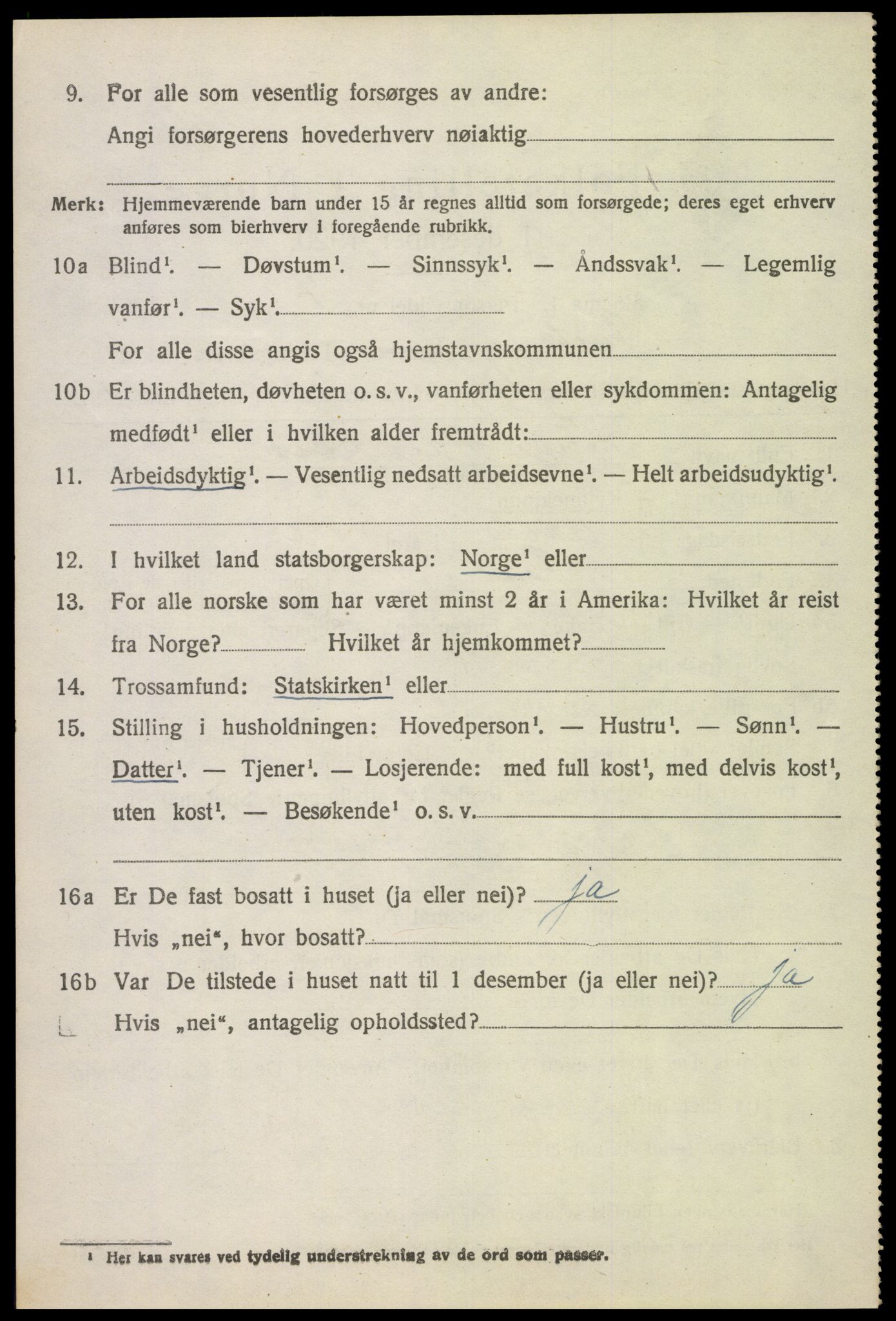 SAH, 1920 census for Fåberg, 1920, p. 3387