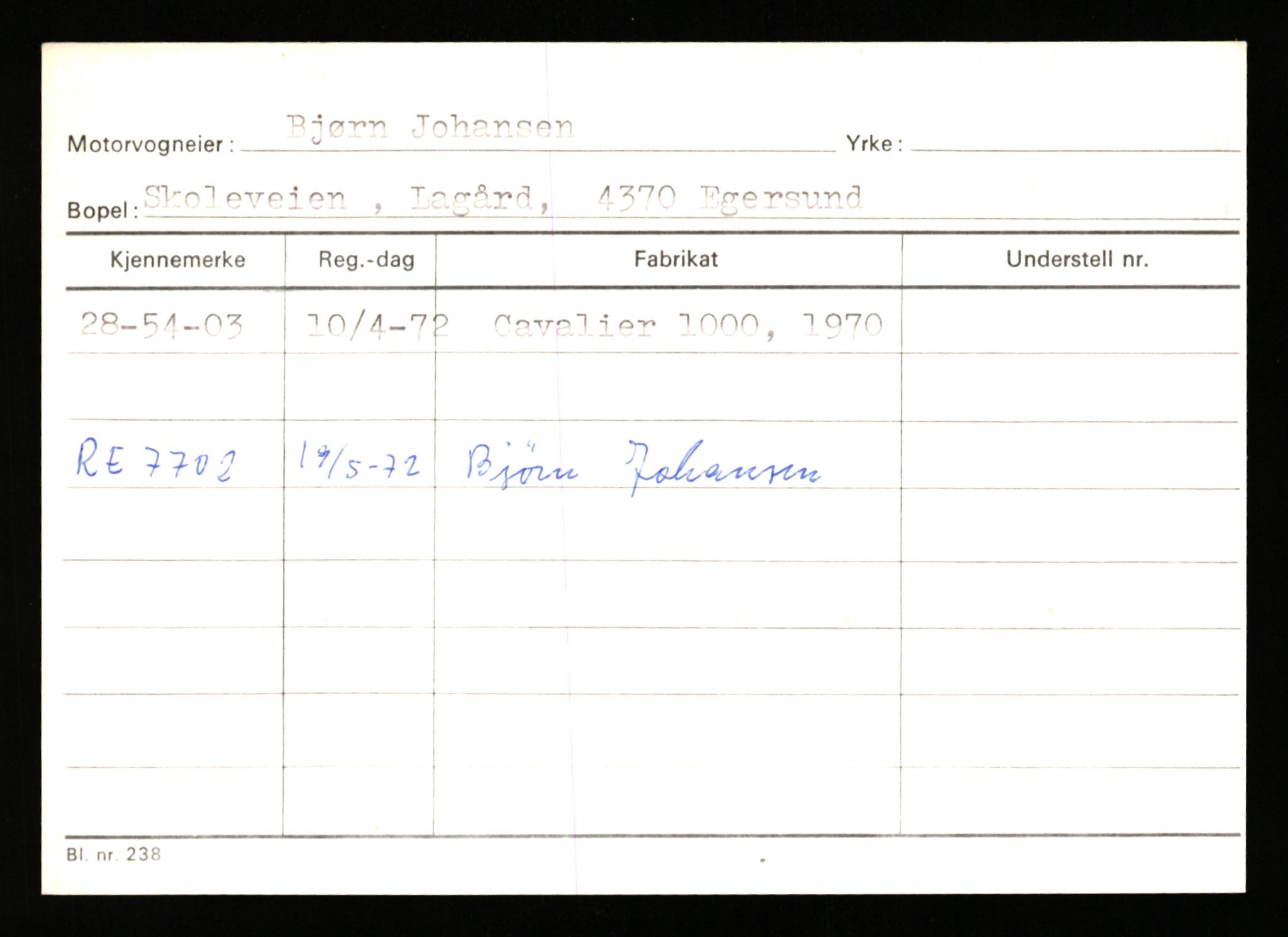 Stavanger trafikkstasjon, SAST/A-101942/0/G/L0011: Registreringsnummer: 240000 - 363477, 1930-1971, p. 1175