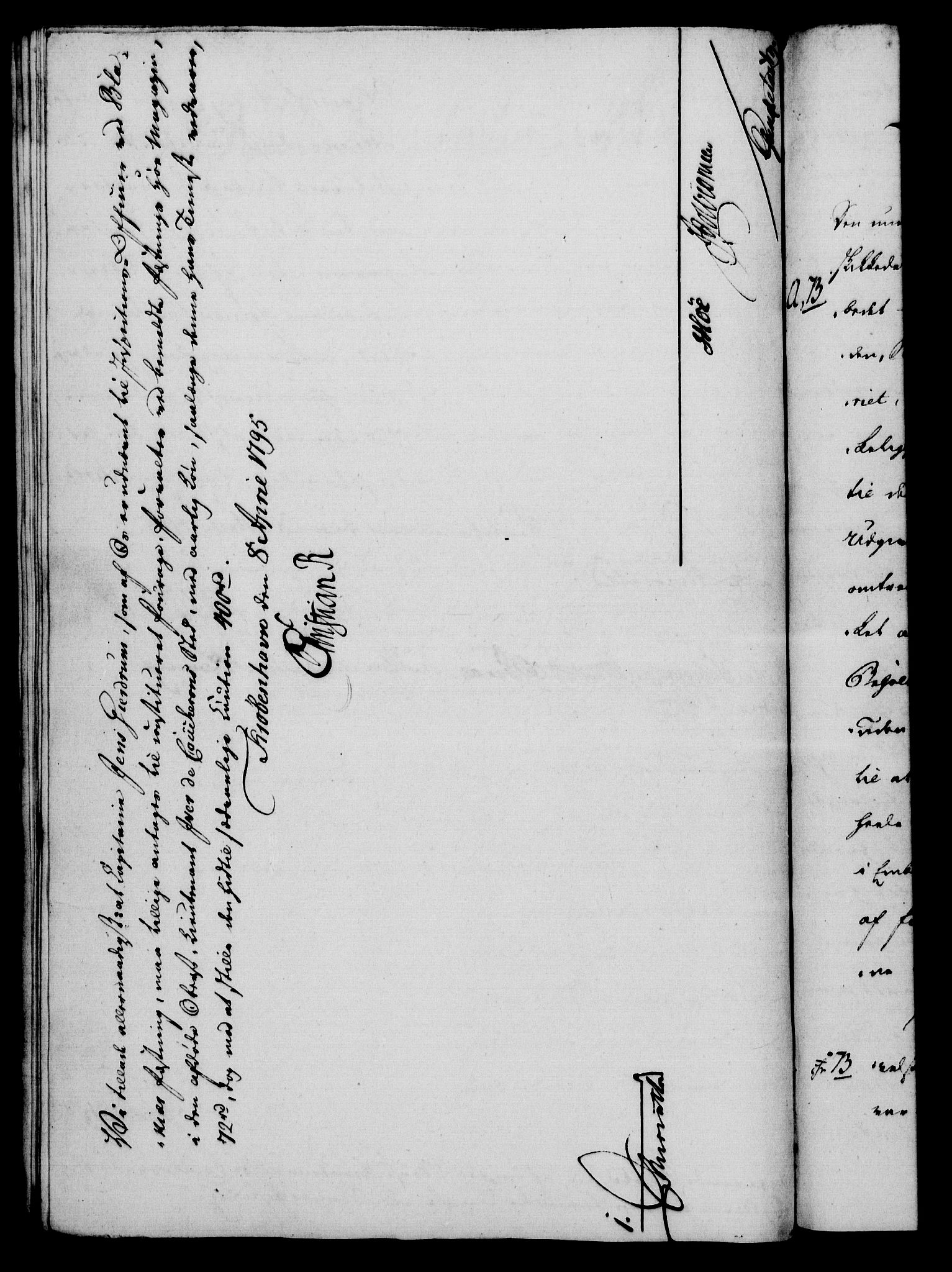 Rentekammeret, Kammerkanselliet, RA/EA-3111/G/Gf/Gfa/L0077: Norsk relasjons- og resolusjonsprotokoll (merket RK 52.77), 1795, p. 181