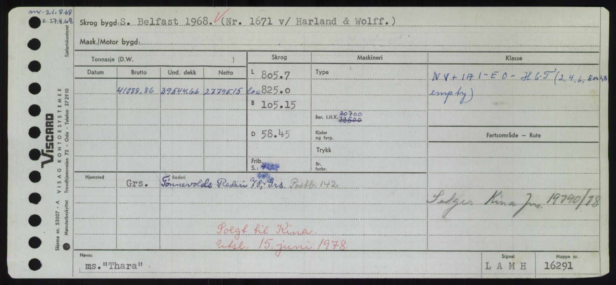 Sjøfartsdirektoratet med forløpere, Skipsmålingen, RA/S-1627/H/Hd/L0038: Fartøy, T-Th, p. 559