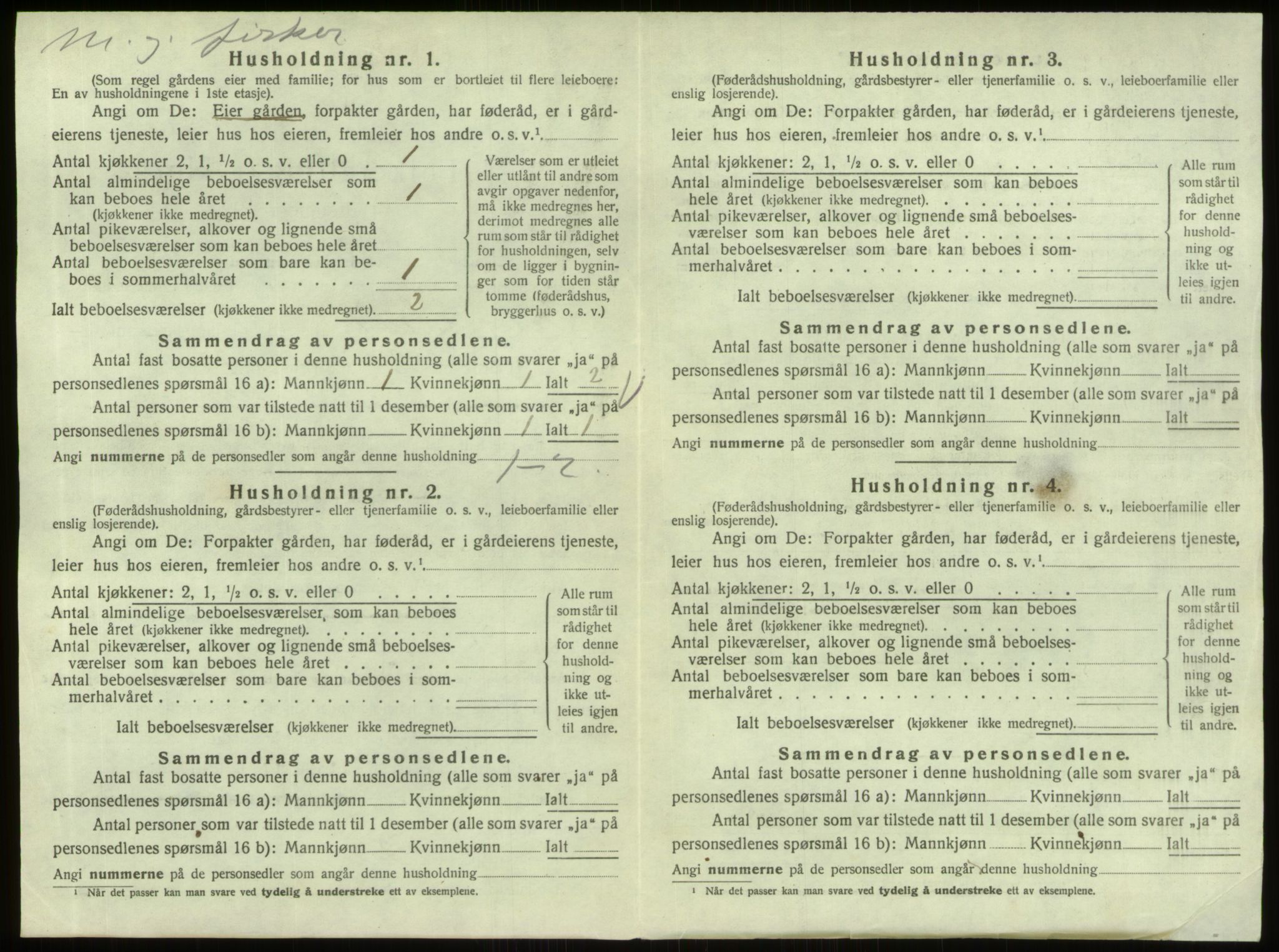 SAO, 1920 census for Berg, 1920, p. 561