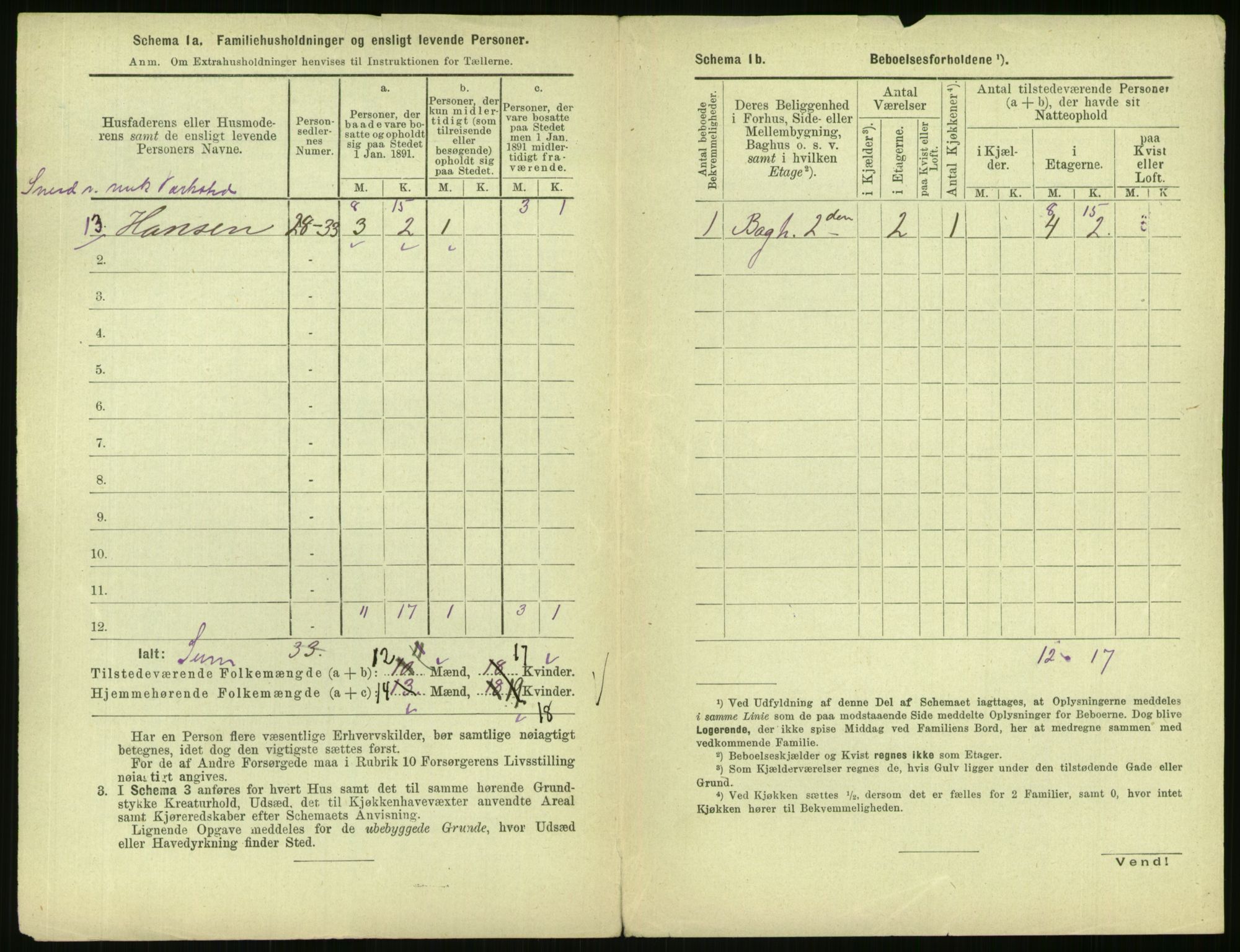 RA, 1891 census for 0301 Kristiania, 1891, p. 49188