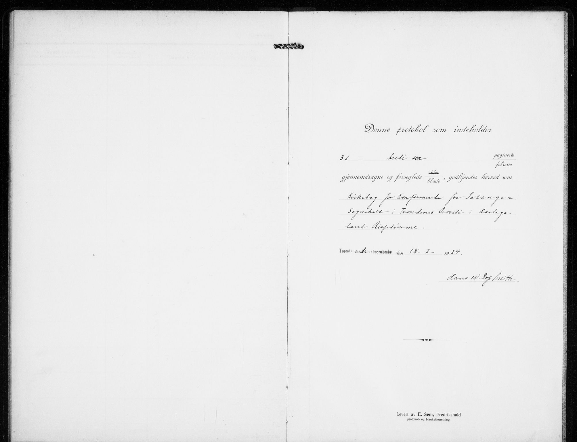Salangen sokneprestembete, SATØ/S-1324/H/Ha/L0003kirke: Parish register (official) no. 3, 1923-1927